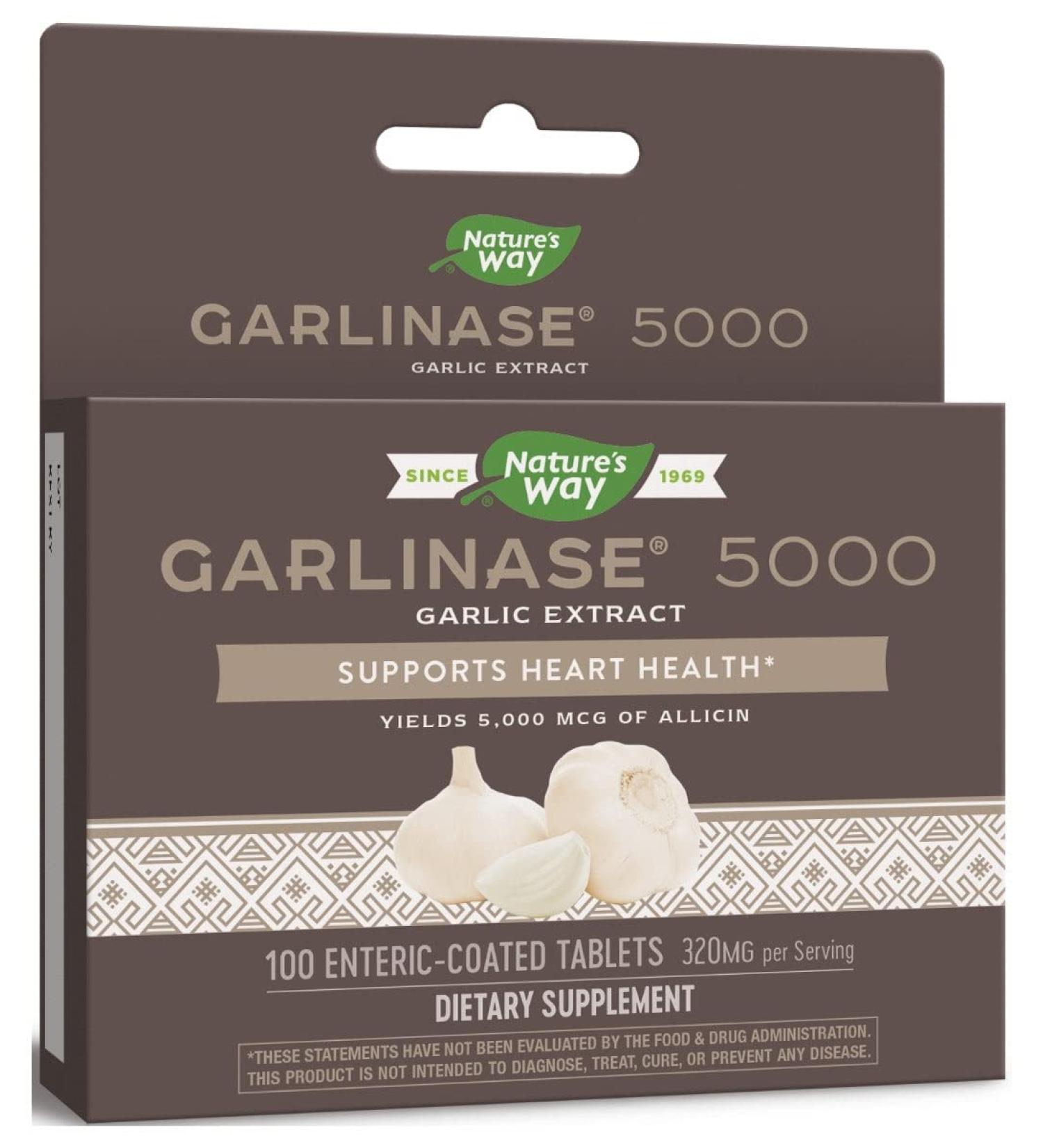 Nature's Way Garlinase Fresh 100 Tablets