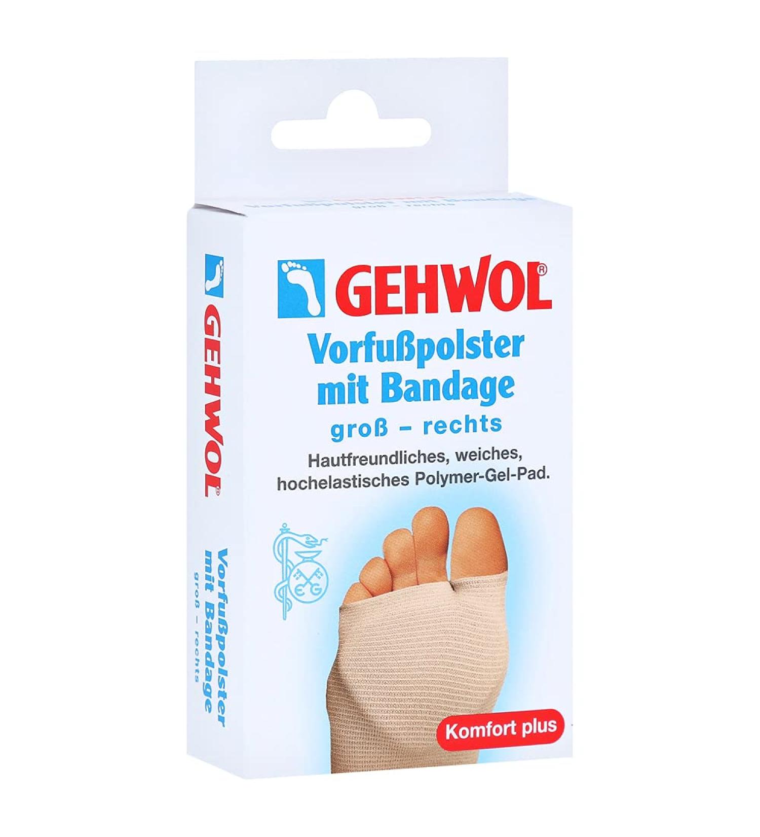 GEHWOL forefoot pad with bandage right large