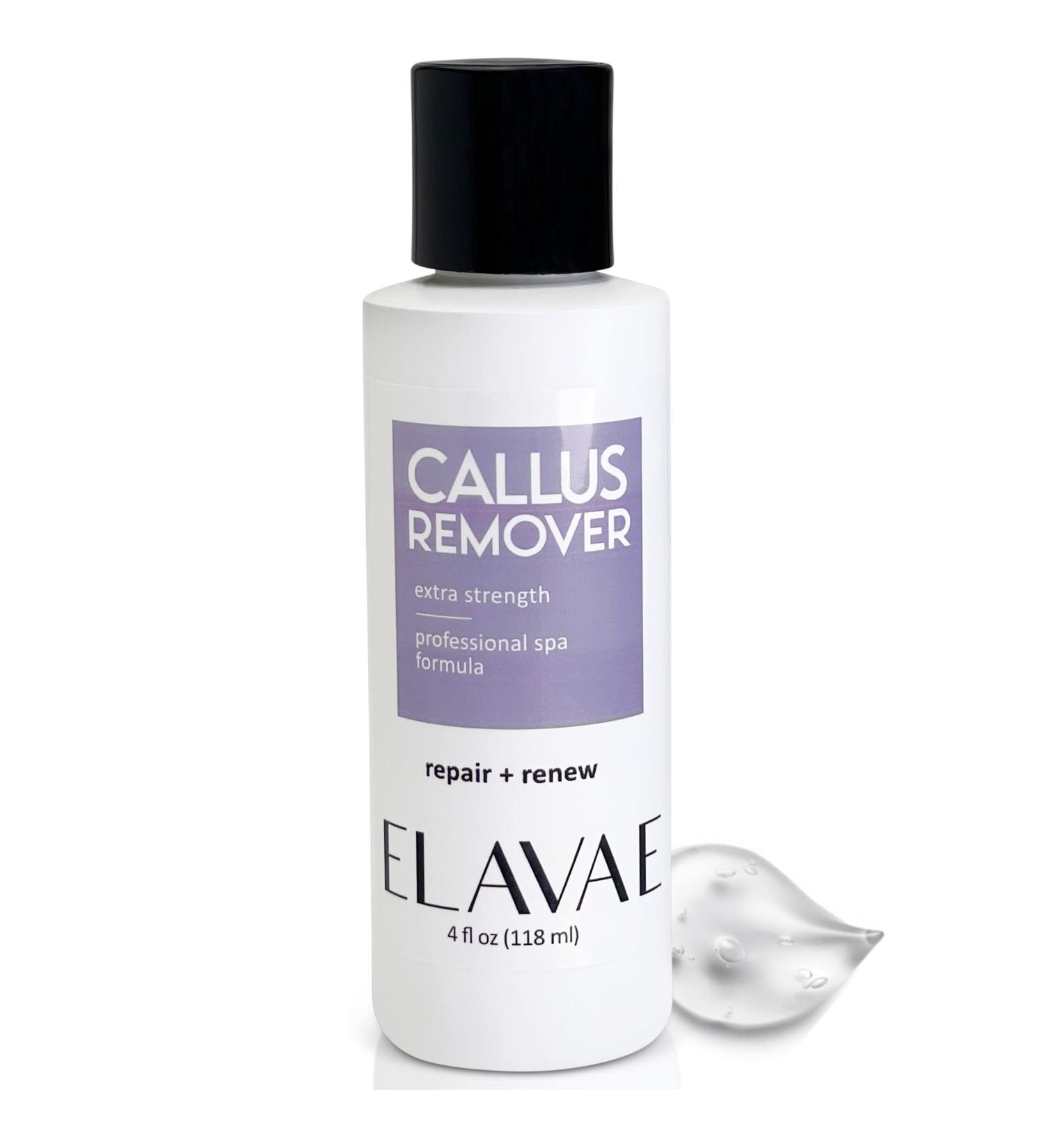 ELAVAE Foot Callus Remover Gel - Dead Skin Remover for Feet - Works with Pumice Stone or Scraper - Scent Free - 4 Fl Oz - Buy Online on GoSupps.com