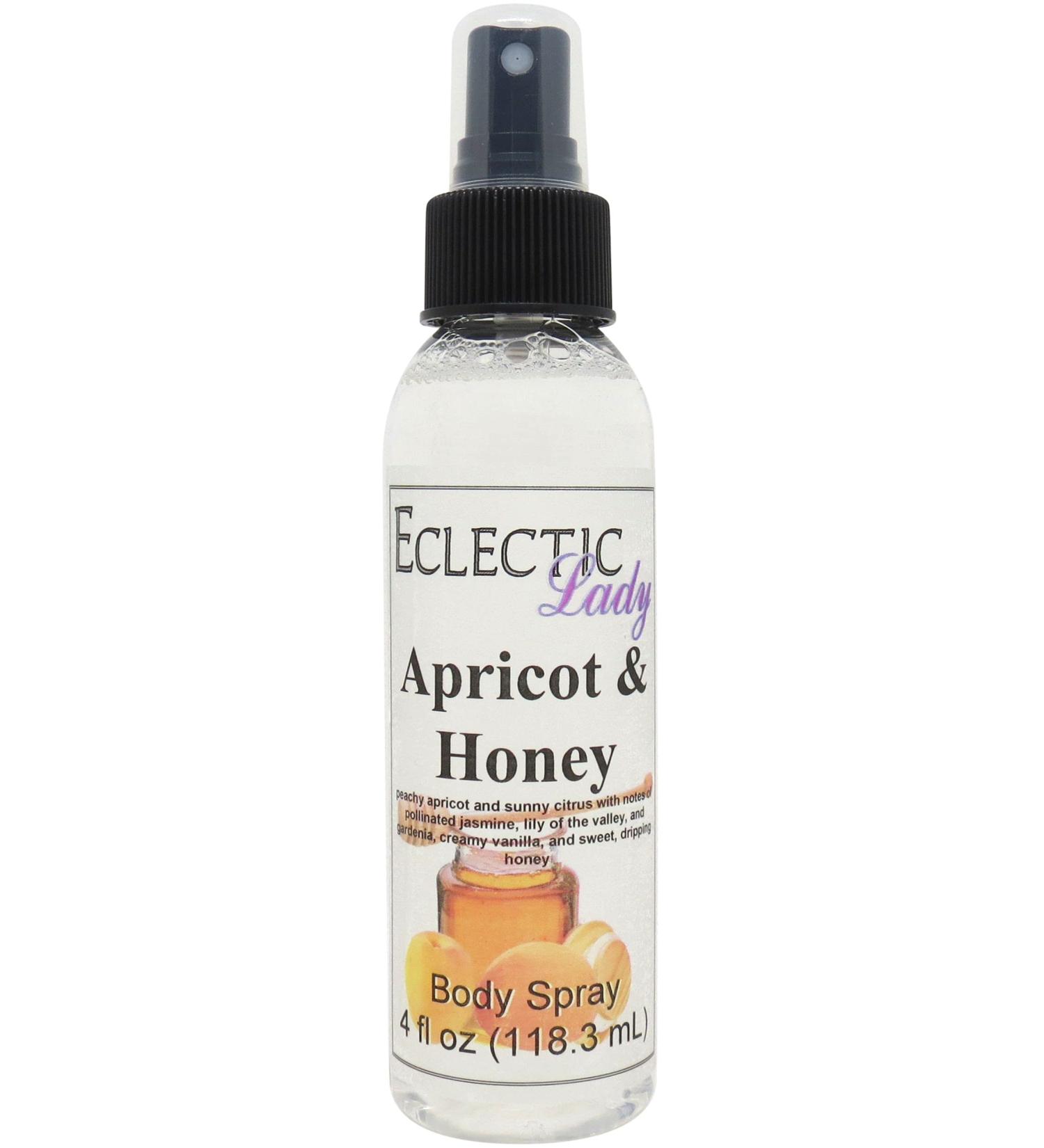 Apricot and Honey Body Spray 4 ounces Body Mist for Women with Clean Light & Gentle Fragrance Long Lasting Perfume with Comforting Scent for Men & Women Cologne with Soft Subtle Aroma For Daily 4 Fluid Ounces - Buy Online on GoSupps.com