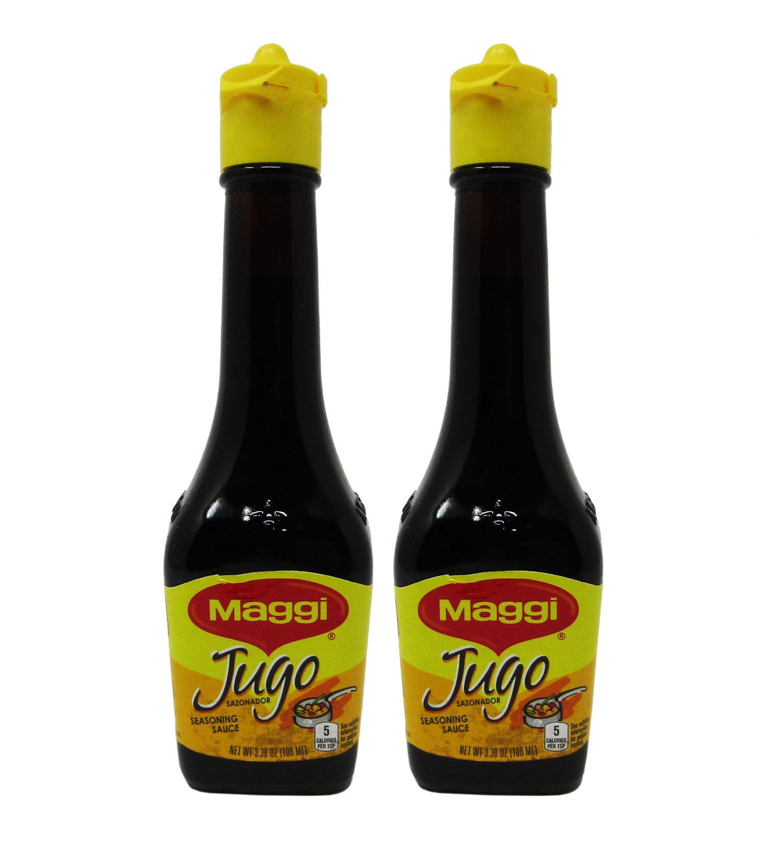 Lot of 2 Maggi Seasoning Sauces 3.38 oz Glass Bottles - Sealed - 3.38 Ounce (Pack of 1) - Buy Online on GoSupps.com