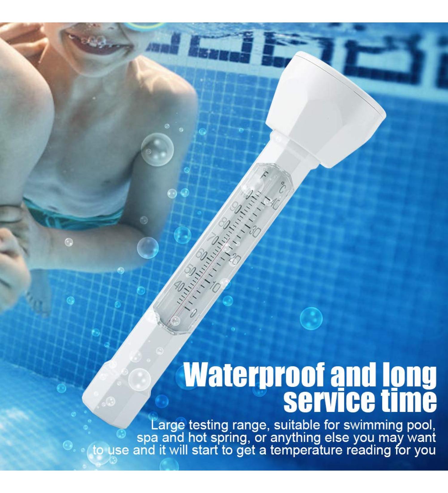 Oumefar Wireless Waterproof Digital Floating Thermometer Water Temperature Testing Tool High Precision for Fish Ponds for Hot Tub - Buy Online on GoSupps.com
