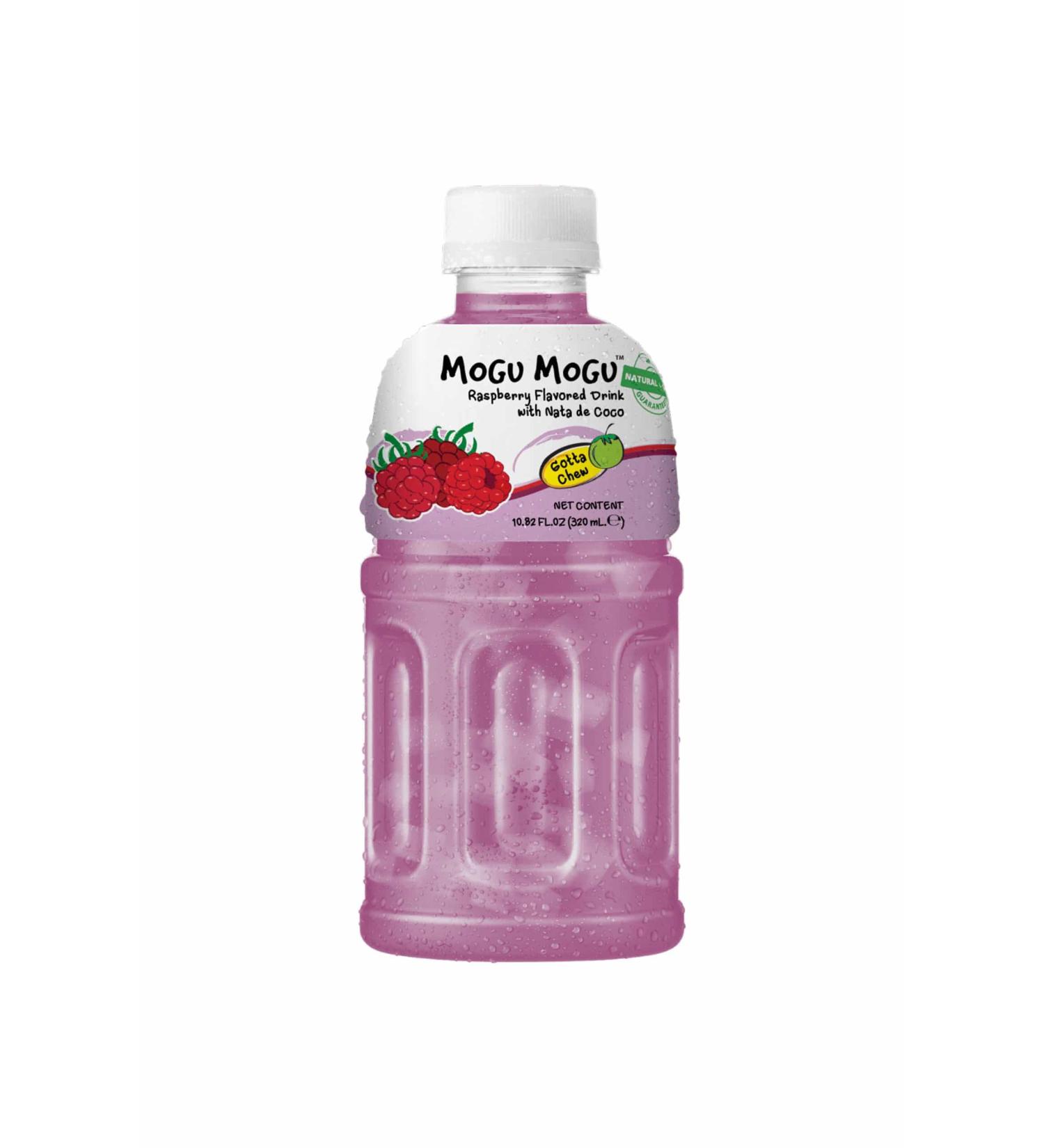 Mogu Mogu Mogu Mogu Raspberry 320ml - Refreshing drink with original ingredients in the bottle