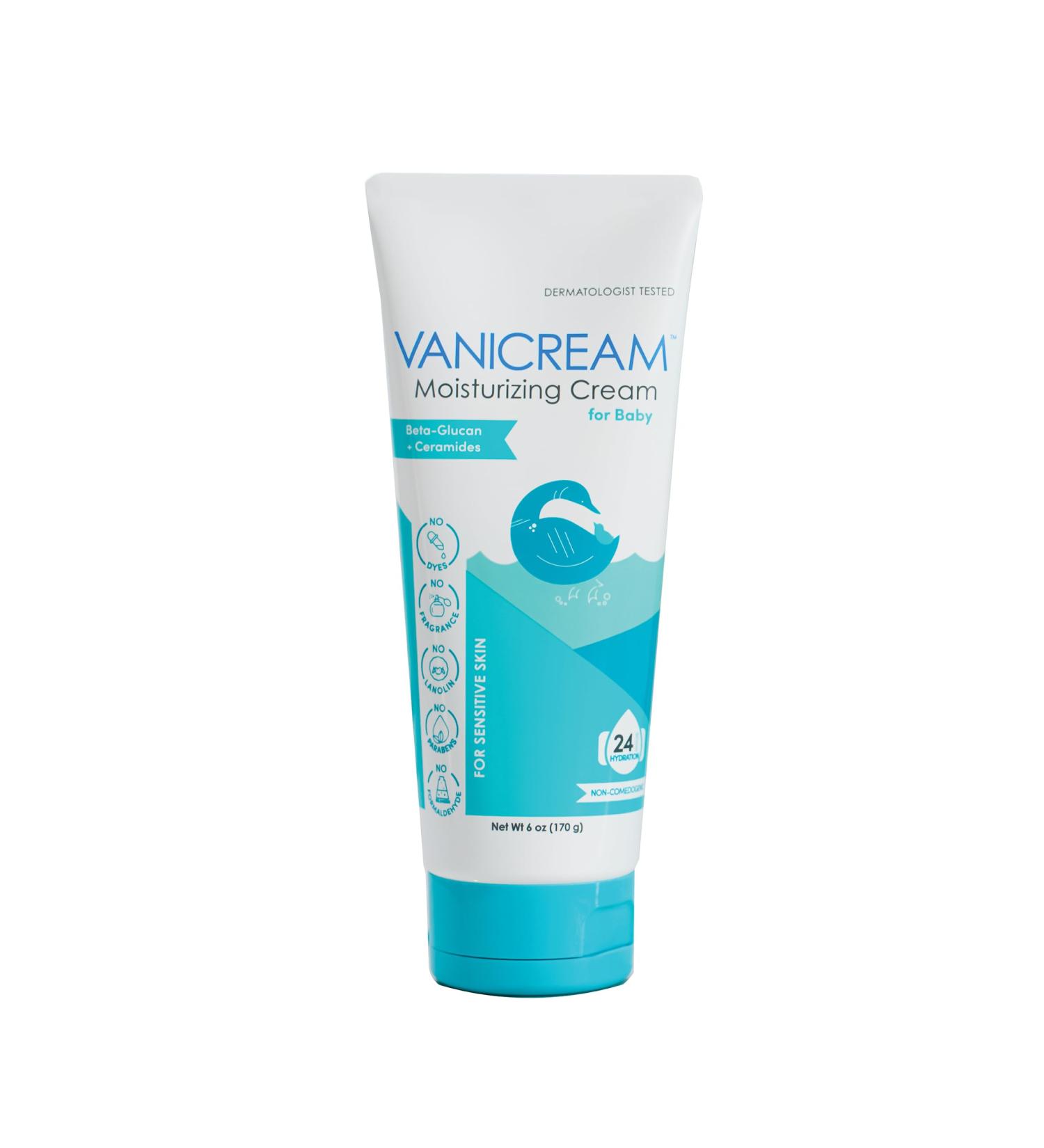 Vanicream Moisturizing Cream for Babies - 6oz | Gentle Irritant-Free Moisturizer for Sensitive Skin - Shop Internationally - Buy Online on GoSupps.com