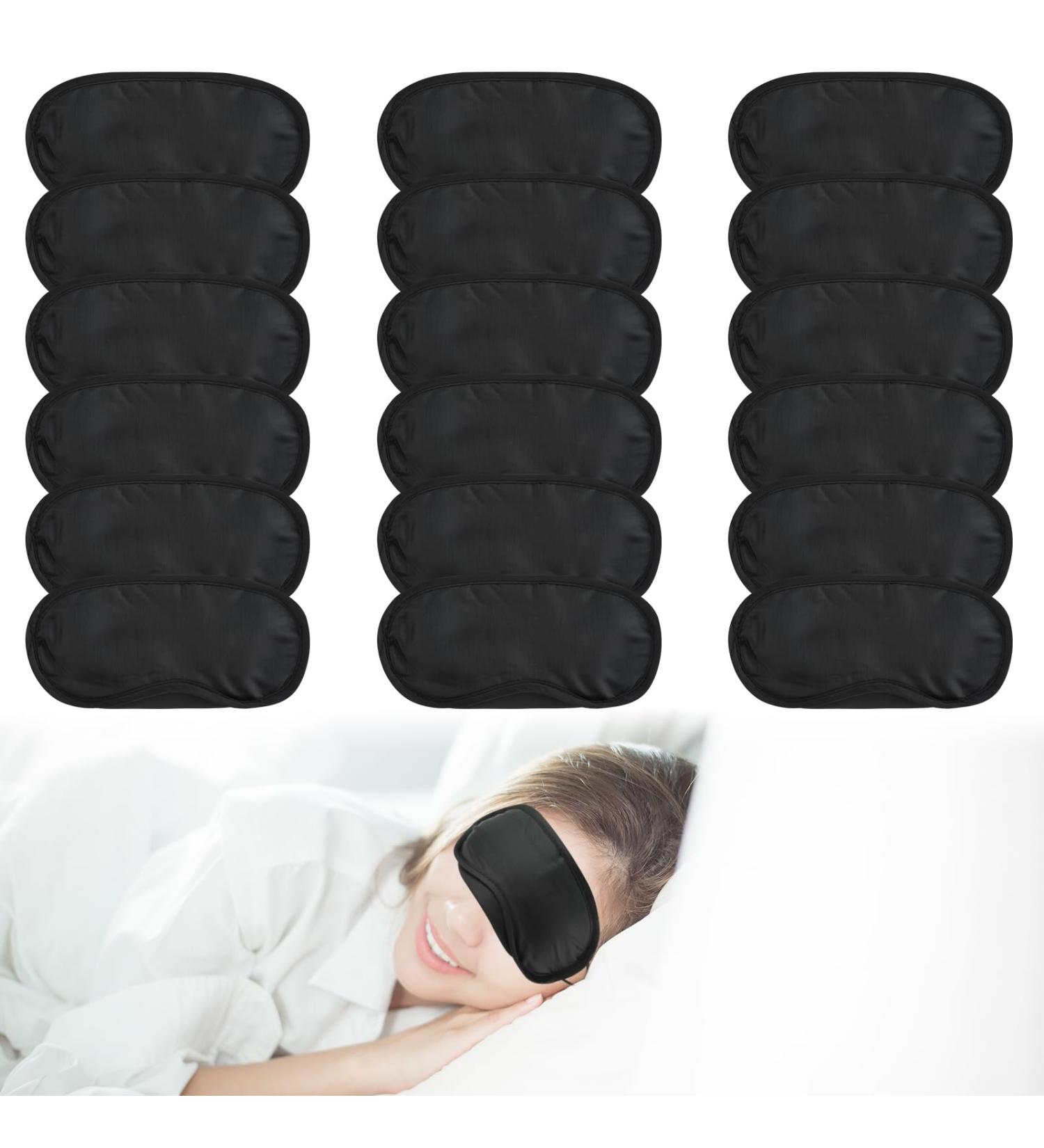 12 Pcs Eye Mask Sleep Masks - Lightweight Blackout Cover for Teams Parties & Travel - Breathable Blindfolds for Adults & Kids - Buy Online on GoSupps.com
