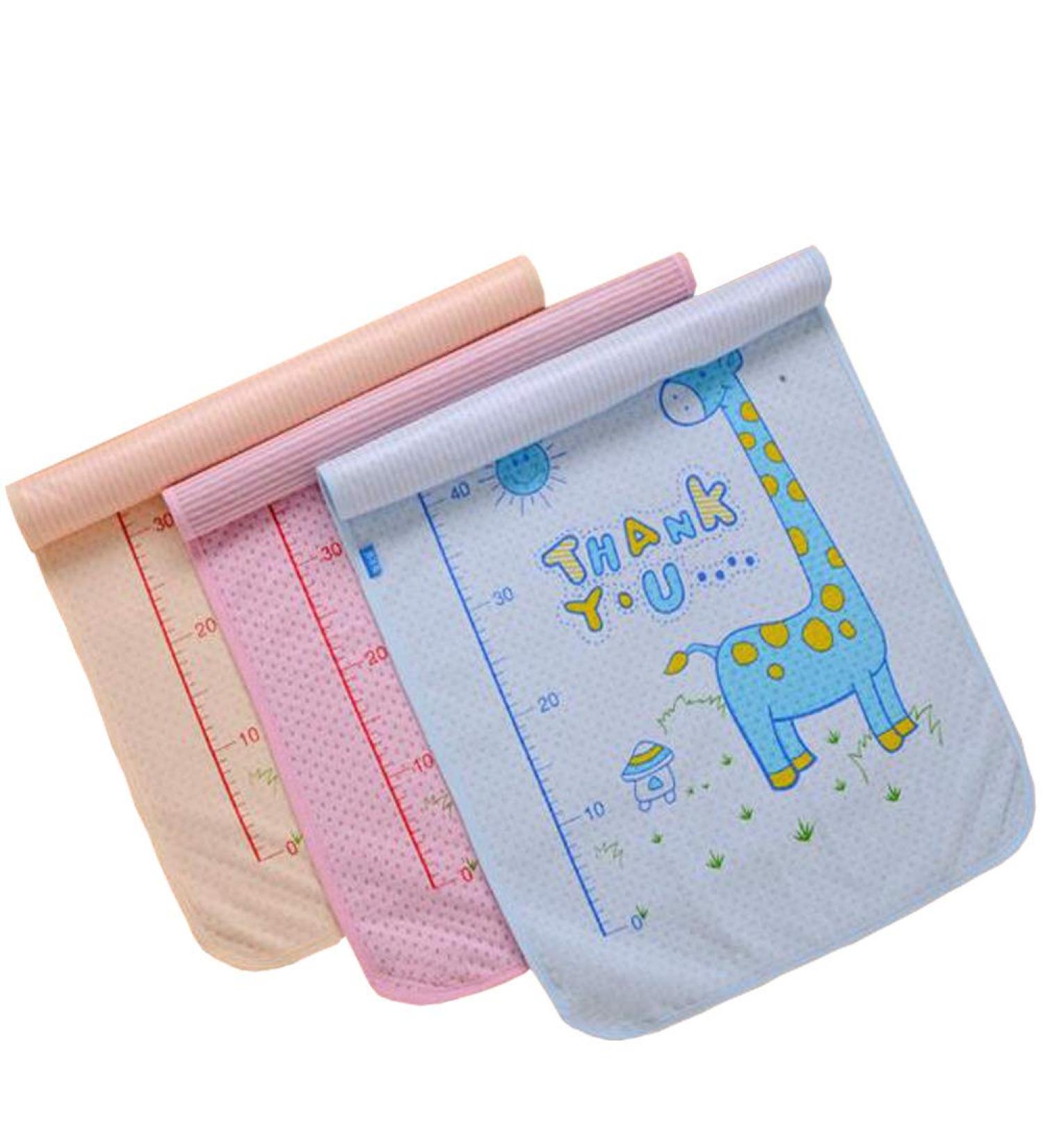 Yworld Eco Cotton Diaper Changing Pad | Waterproof & Breathable | Washable & Reusable Liners Mat - L (41X27.5 in) - Buy Online on GoSupps.com