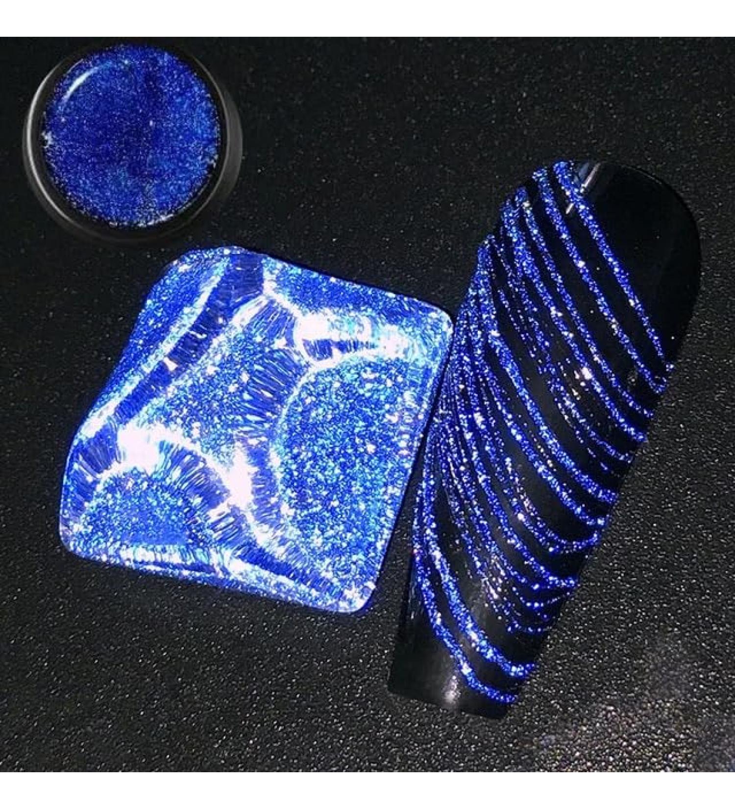 6 Colors Optional Reflective Nail Art Design Glitter Nail Gel Wire Drawing Flower Line Gel Spider Gel Varnish DIY Manicure - (Color: A3) - Buy Online on GoSupps.com