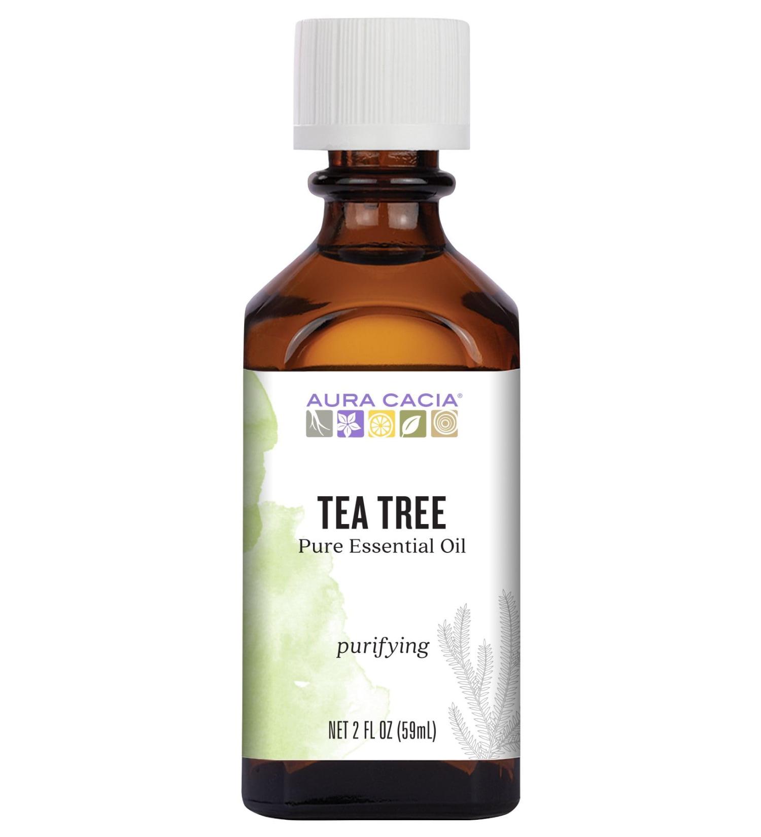 Aura Cacia Tea Tree Essential Oil, Vegan, 2 Fluid Ounces (Pack of 1) - Buy Online on GoSupps.com