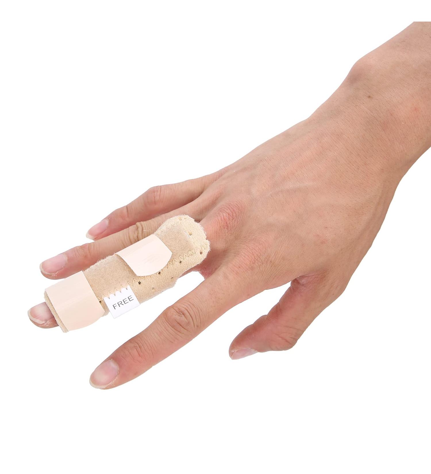 Milltrip Finger Splint Brace for Finger Sprain & Fracture Support - Skin Color | International Shipping Available - Buy Online on GoSupps.com
