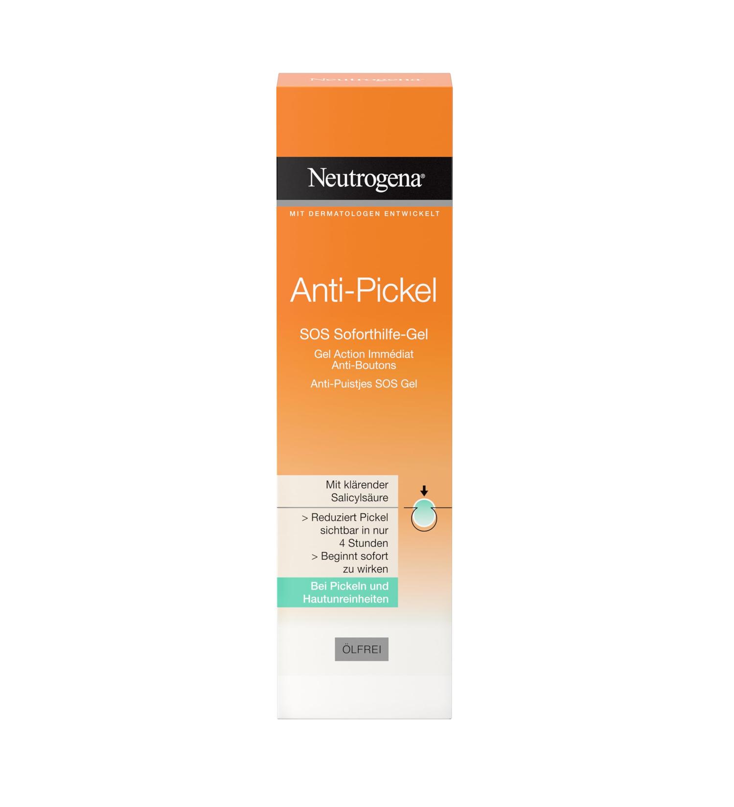 Neutrogena Anti-Pimple SOS Instant Aid Gel for Pimples and Blemishes 15ml - Buy Online on GoSupps.com