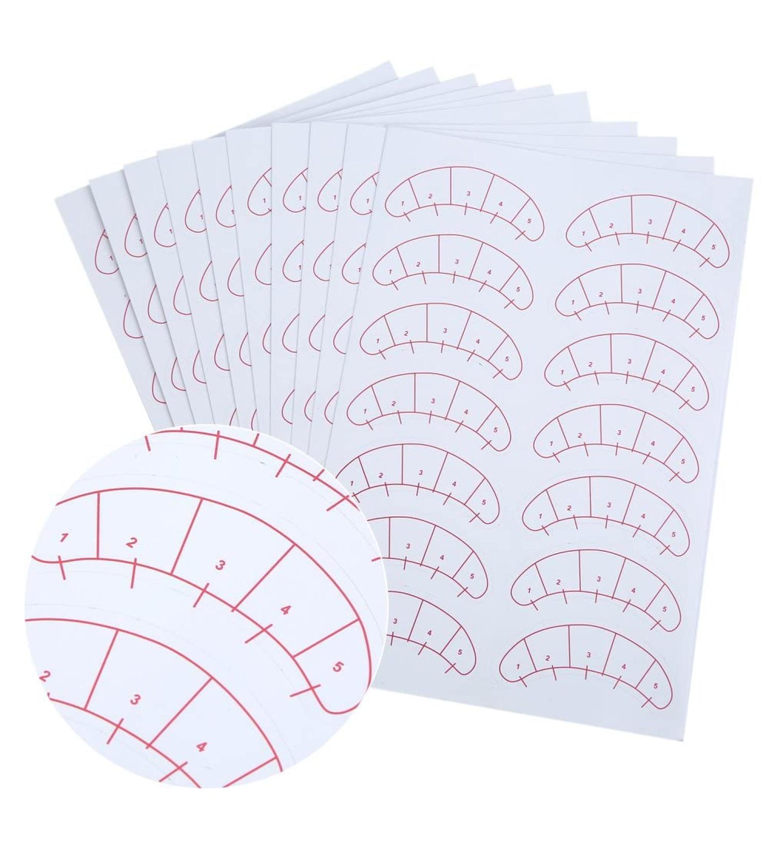 140PCS Eyelash Extension Adhesive Stickers - Isolation Positioning Pads & Patches for Perfect Lash Application - Buy Online on GoSupps.com