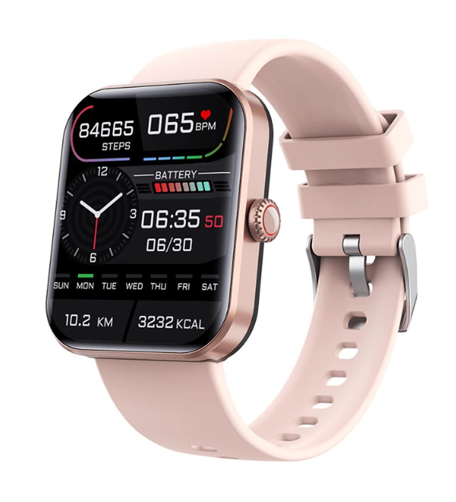 Oxlaser F57L Blood Glucose Monitoring Smartwatch Fitness Tracker with Blood Pressure Blood Oxygen Tracking Heart Rate Monitor Painless Blood Glucose Testing Fashionable Sports Watch (Color : Pink) - Buy Online on GoSupps.com