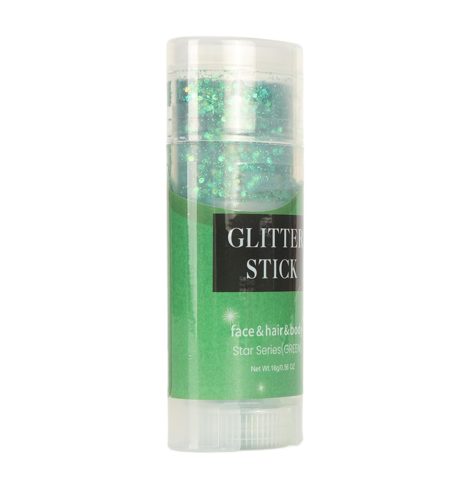 Sparkling Face Gel - Non-Irritating Glitter for Long Lasting Decoration | Green Body Glitter Stick for Eyelids & Lips - Buy Online on GoSupps.com