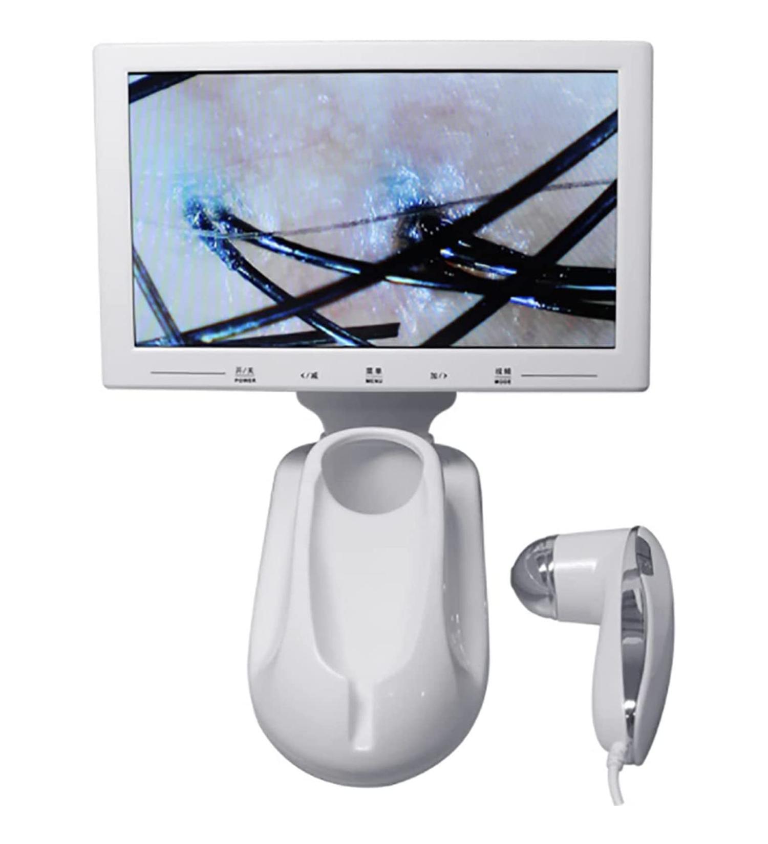 Skin Diagnosis Hair Analyzer 11 Inch Screen Scalp Hair Follicle Hair Skin Analyser Machine 200X Scalp Health Detection Instrument Health Detection for Skin Care Beauty Salon - Buy Online on GoSupps.com