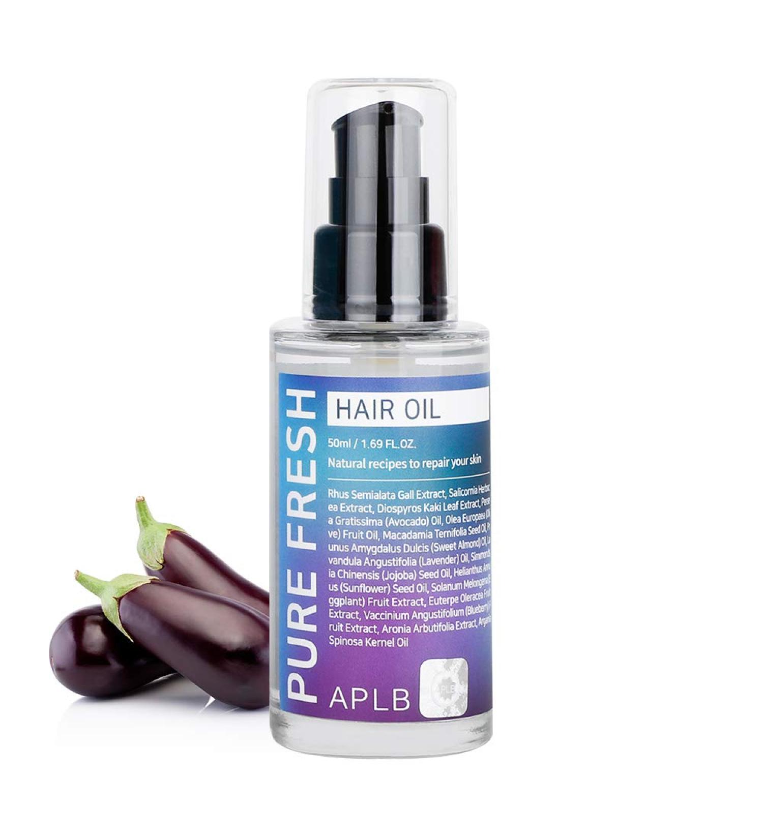APLB Pure Fresh Hair Oil Serum 1.69fl.oz - Nourishing Treatment for Soft Smooth & Healthy Hair - Perfect for Dry Hair Repair - Buy Online on GoSupps.com