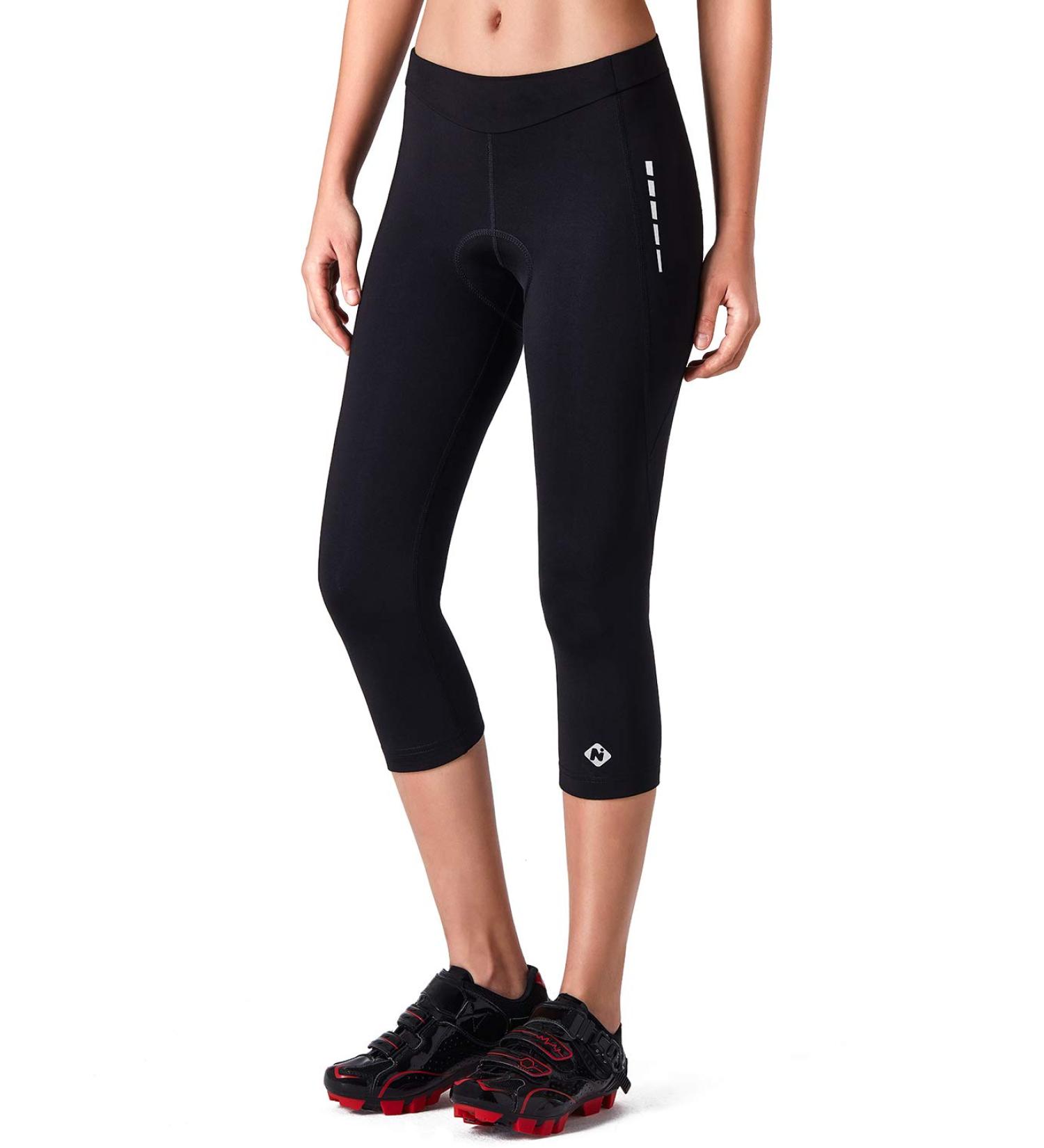 NAVISKIN Women's 3/4 Cycling Shorts - Comfortable Cycling Tights with Seat Pad for Road Bike | International Shipping Available - Buy Online on GoSupps.com