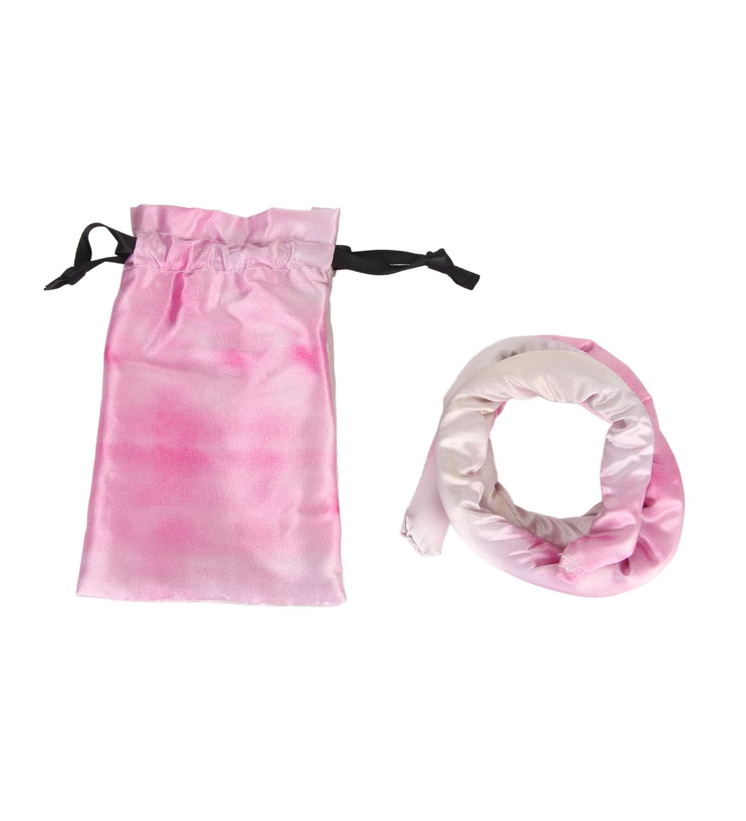 Spiral Lock Hair Tie Tie Dye Pink Men Women Bendable Dreadlocks Hair Tie Ponytail Holder Accessory - Buy Online on GoSupps.com