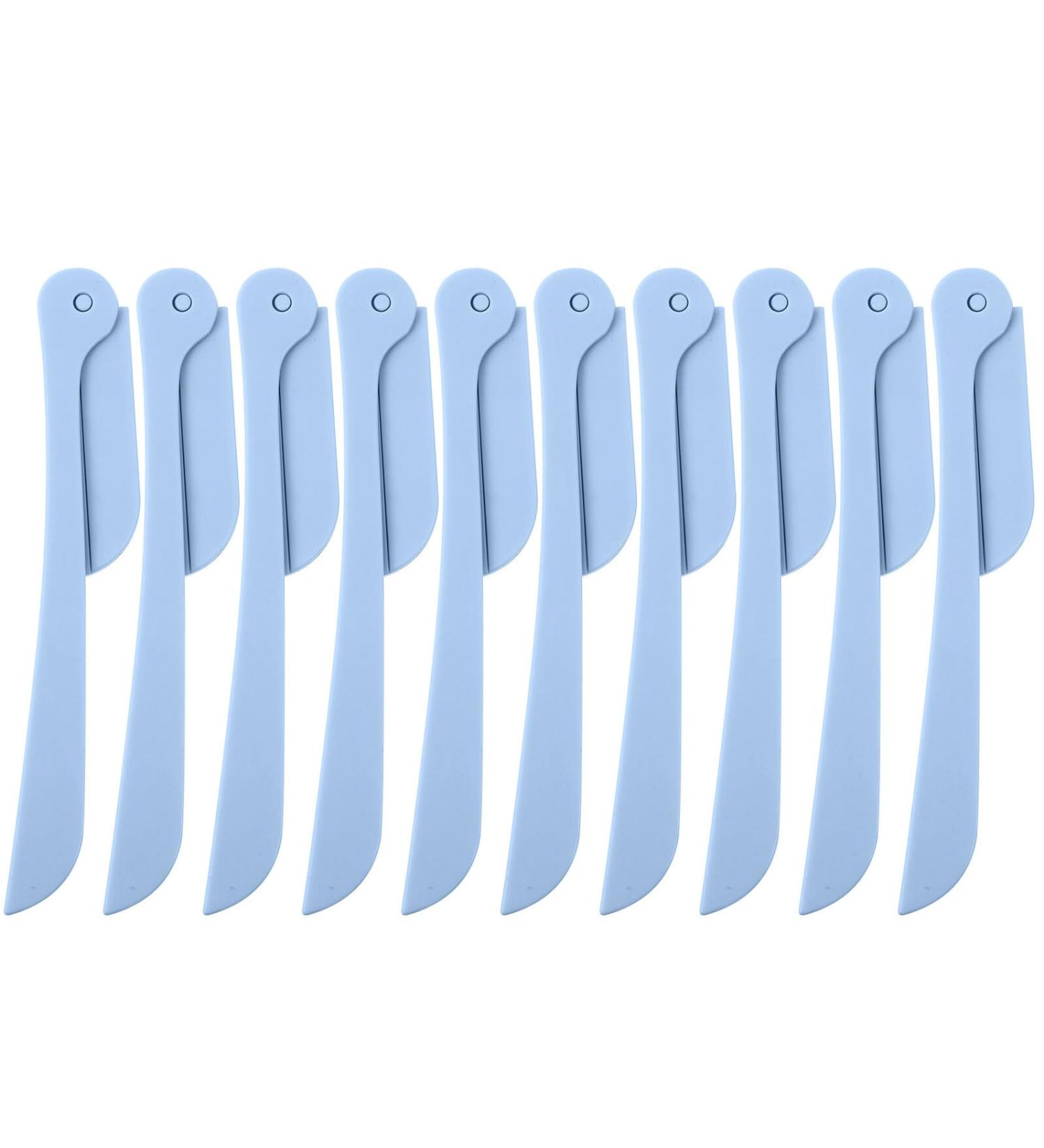 VICASKY Lot de 10 Tondeuses Sourcils Pliables en Acier Inoxydable Bleu Rasoirs Sourcils Portables et Pr cis pour Femmes Taille Compact pour Voyage et Entretien Quotidien - Buy Online on GoSupps.com