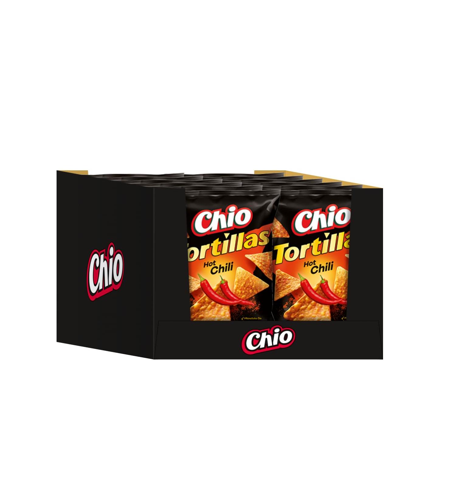 Chio Tortillas Hot Chili 110g pack of 12 (12 x 110 g)