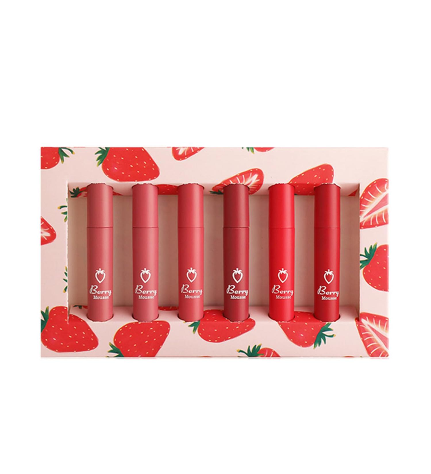 6 Colors Liquid Lipstick Waterproof Casual Party Long Lasting Makeup Gift for Women Girls Waterproof Liquid Lipstick - Buy Online on GoSupps.com