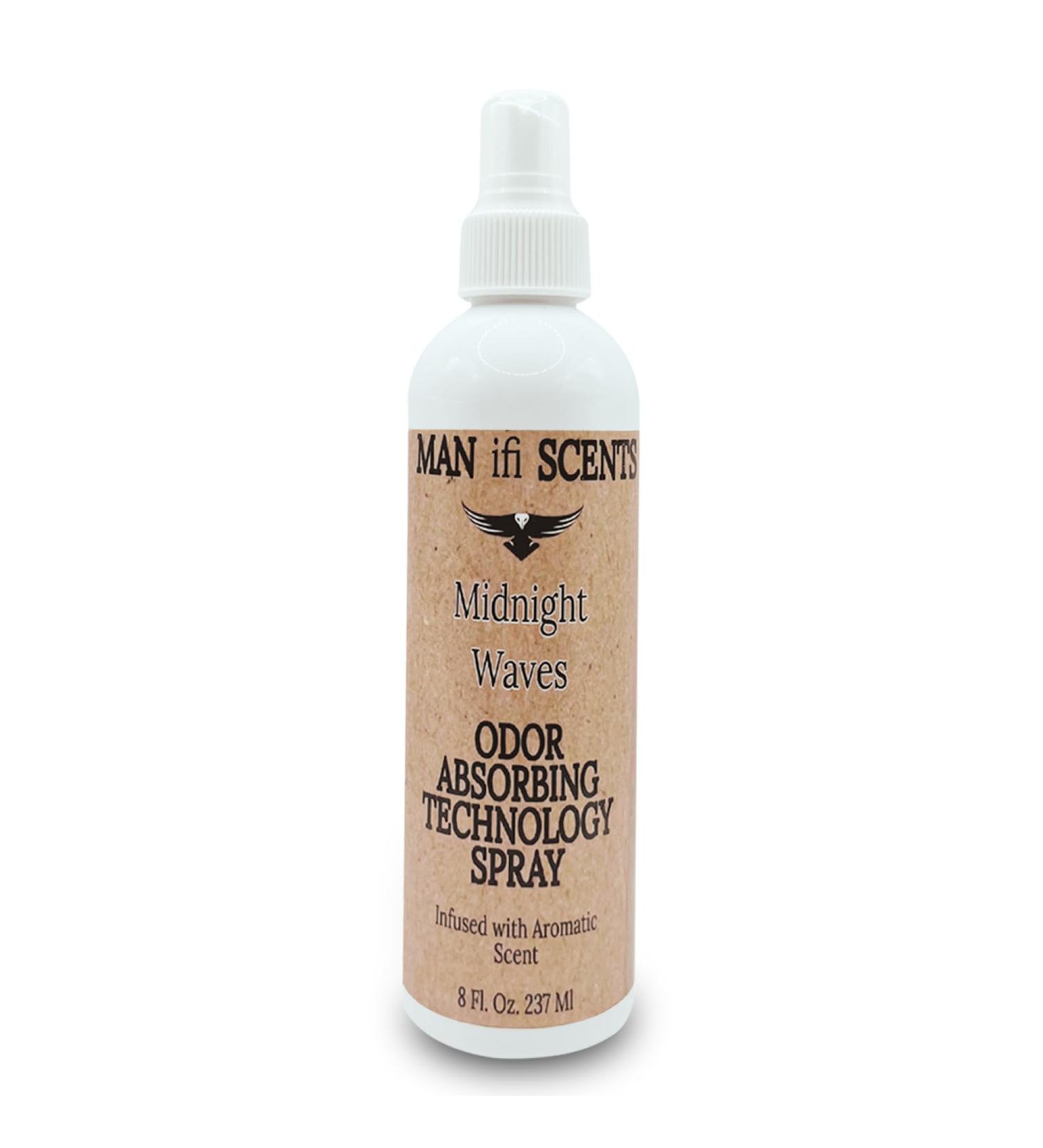 Odor Deodorizer Spray - Multi-Purpose Shoe & Equipment Odor Eliminator | 8 fl oz Midnight Waves - Ideal for Sneakers Gym Gear & Workout Mats - Buy Online on GoSupps.com