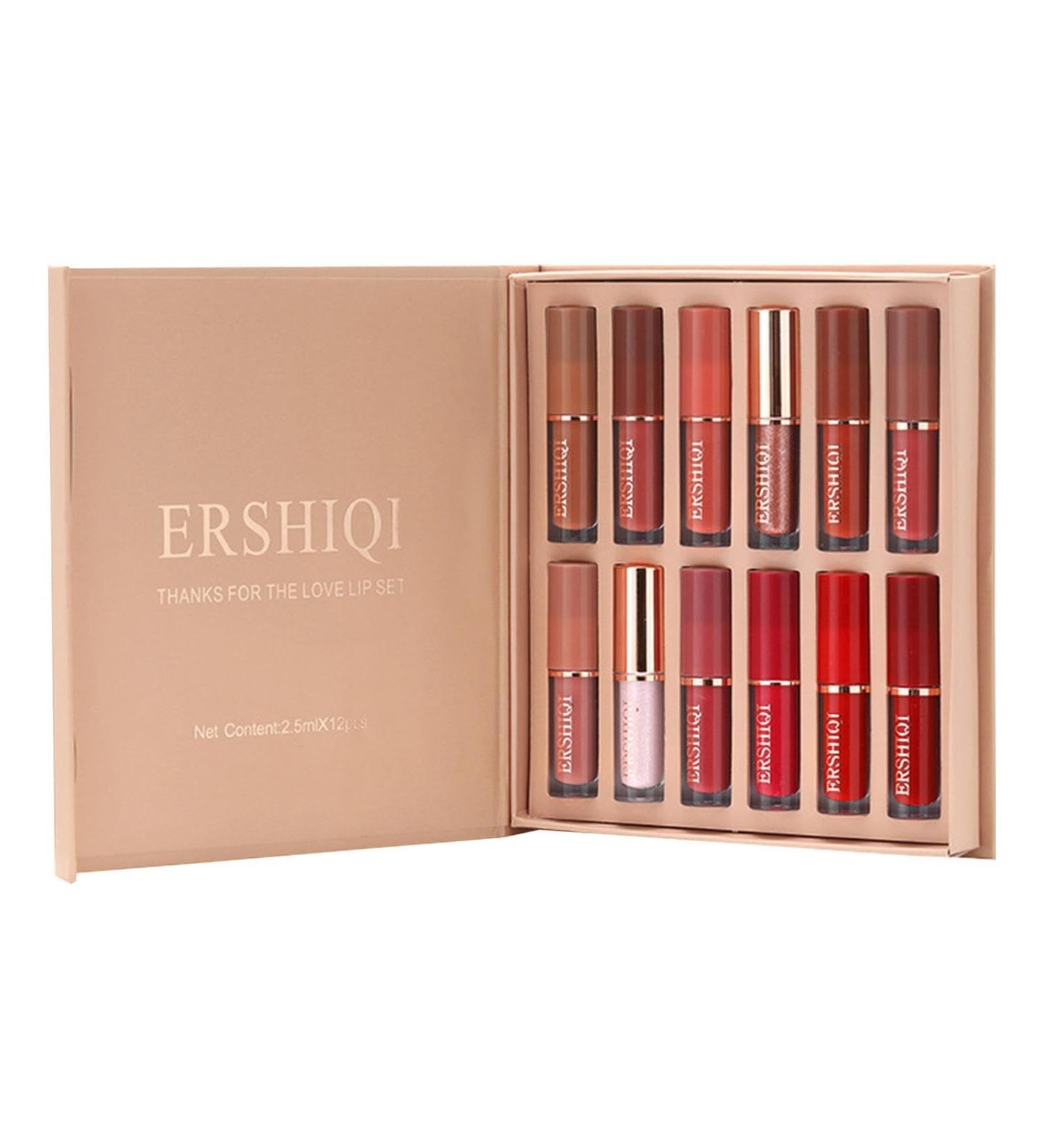  JPSDOWS Non-stick lipsticks - Pack of 12 quick-drying long-lasting lip stains | Working Students Lipstick with multiple colors for home shopping and everyday wear - Buy Online on GoSupps.com