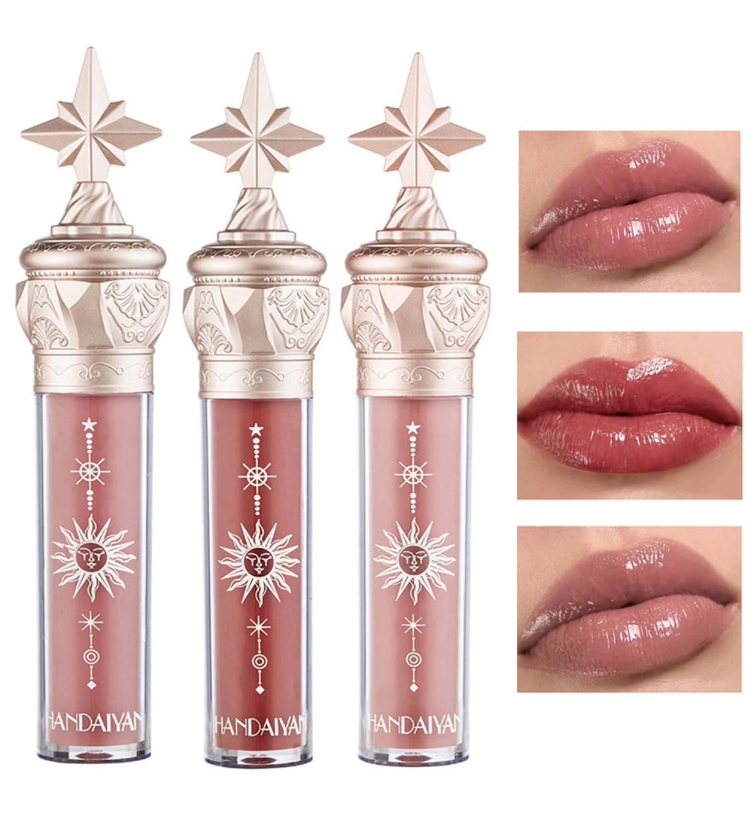 Tinted Lip Balm - Mirror Gloss Lip Stain, Plumper Gloss, Moisturizing Nude Liquid Lipstick (Blushing Cinnamon 707) - Buy Online on GoSupps.com