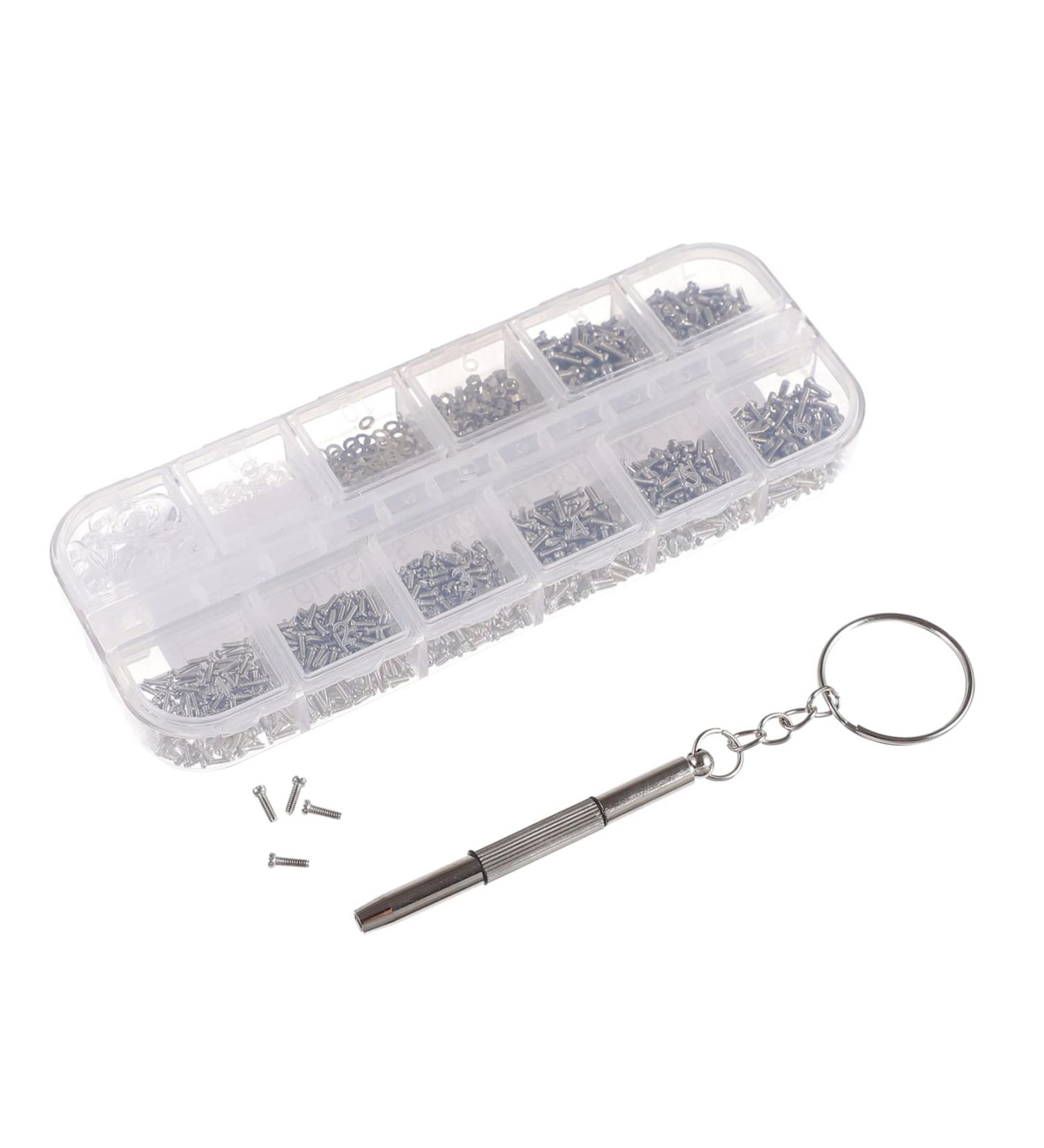 Gleavi Screw Set & Glasses Screwdriver Repair Kit - Mini Tools for Sunglasses & Glasses Restoration | Stainless Steel Tiny Screws - Buy Online on GoSupps.com