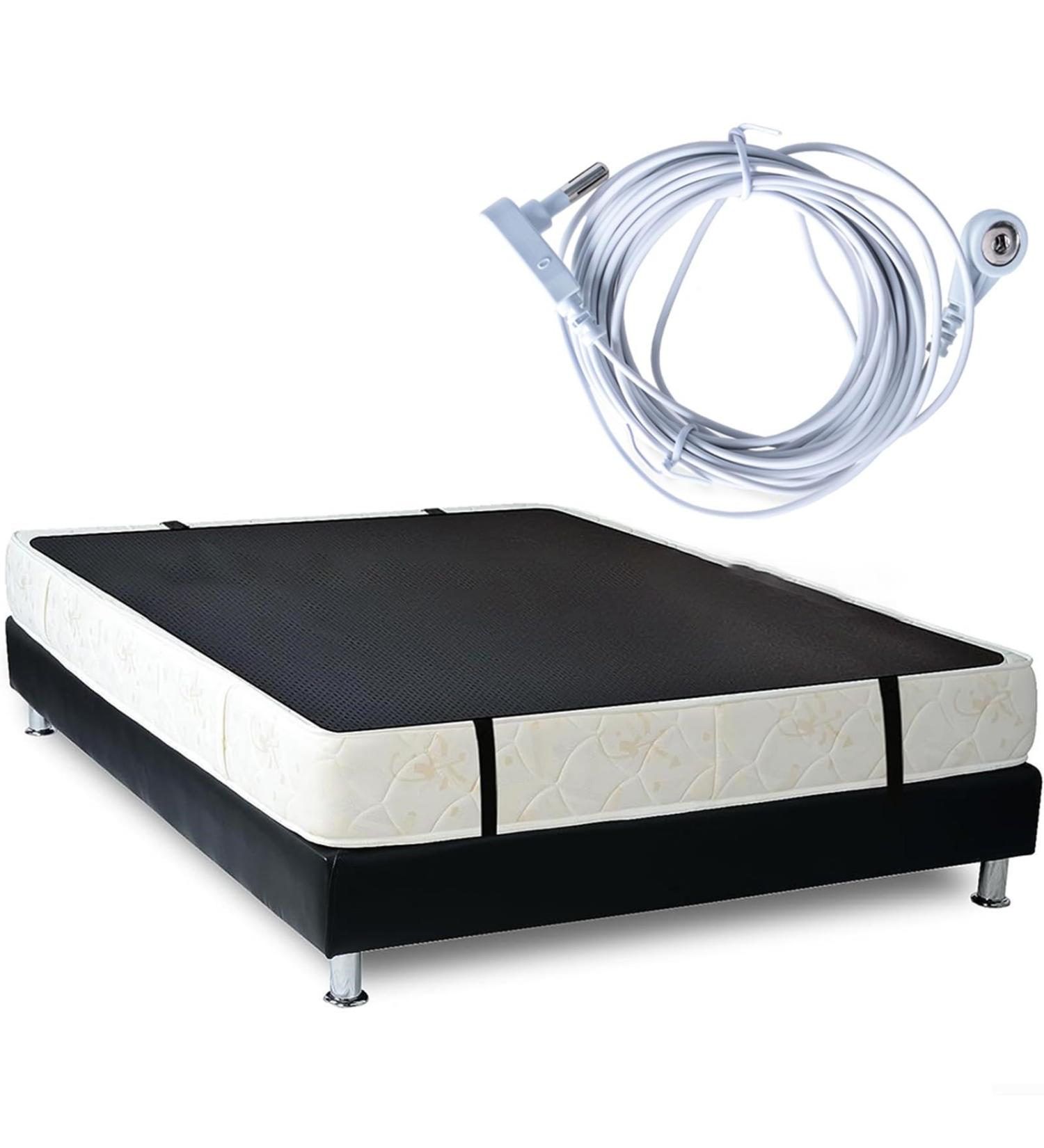 Improved Sleep Equipment Mat - Reduces Anxiety Pain & Inflammation | 66x99.1 cm with 4.5m Ground Cord - Buy Online on GoSupps.com