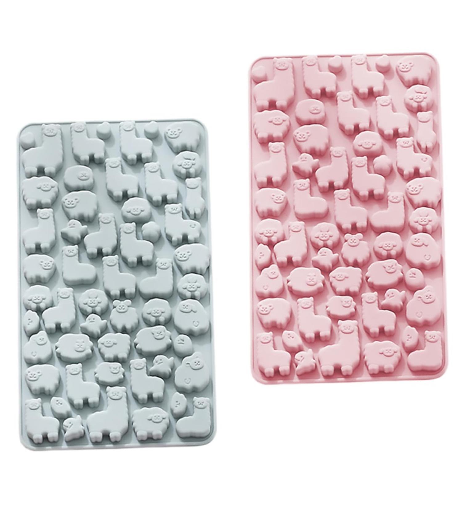 ABOOFAN 2pcs Chocolate Silicone Mold Candle Molds Candy Molds Trays Flavoured Gelatin Silicone Dessert Mold Animal Gummy Molds Roasting Pan Cake Fruit Jelly Silica Gel Christmas - Buy Online on GoSupps.com