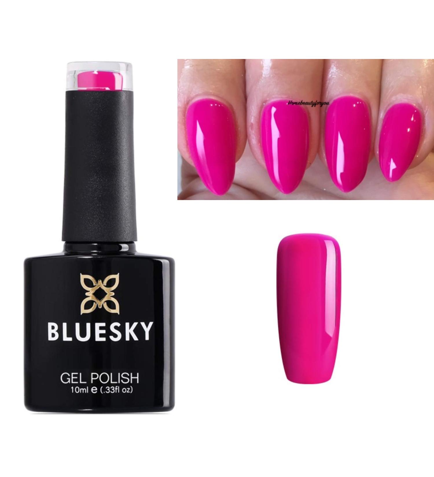 Bluesky Nail Gel Polish Pink Purple Orchid Cerise Pink Spring Summer Color A65 UV LED Soak Off 10ml - Buy Online on GoSupps.com