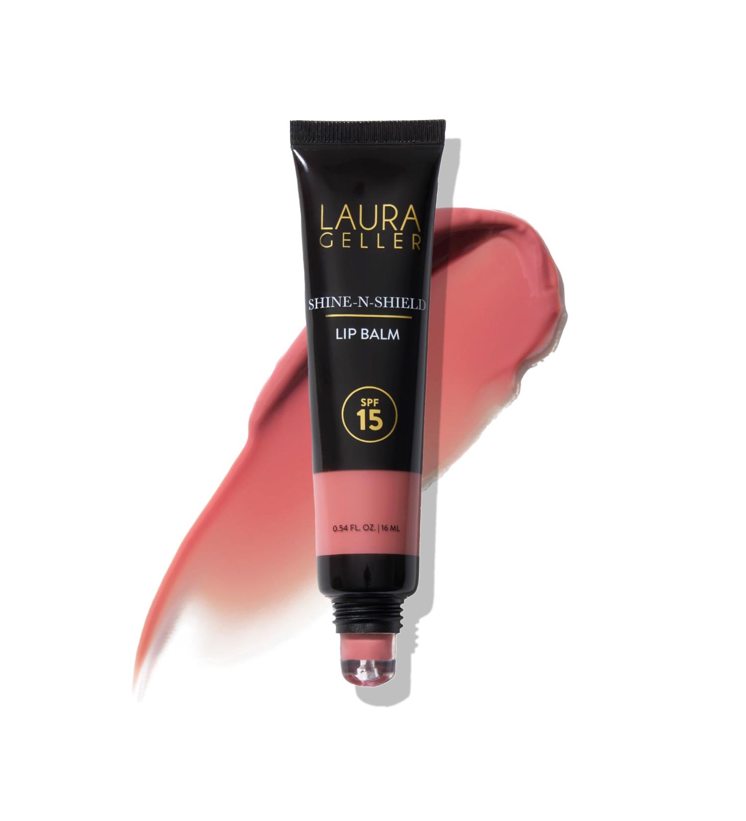 LAURA GELLER NEW YORK Shine-n-Shield Lip Balm SPF 15 Sunset Sands - Nourishes Hydrates & Protects Lips 02 Sunset Sands - Buy Online on GoSupps.com