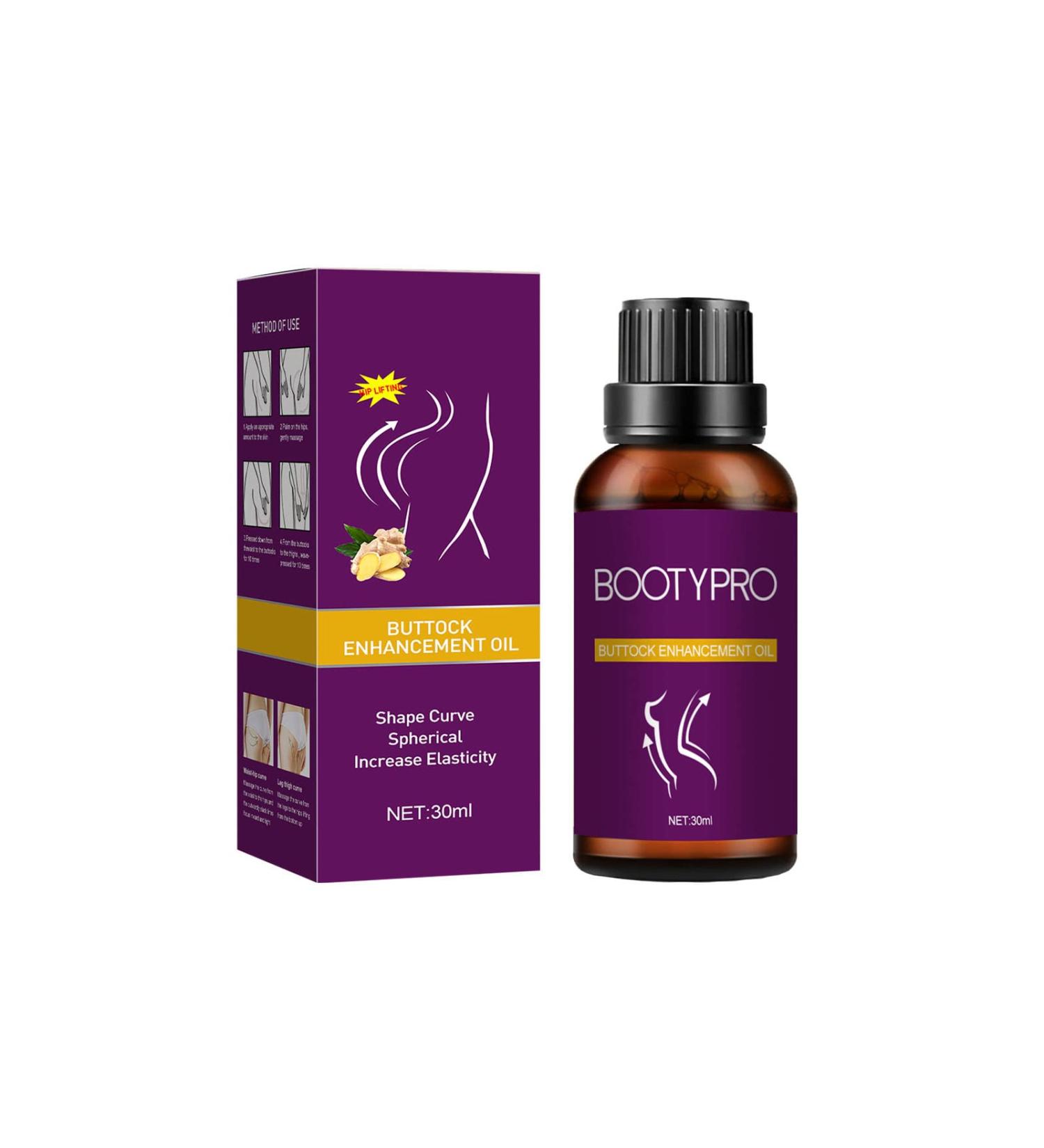 Bootypro Hip Lifting Massage Oil - Natural Enhancer for Plumper Buttocks | Herbal Growth Formula (1PC 1ml) - Boost Your Booty! - Buy Online on GoSupps.com
