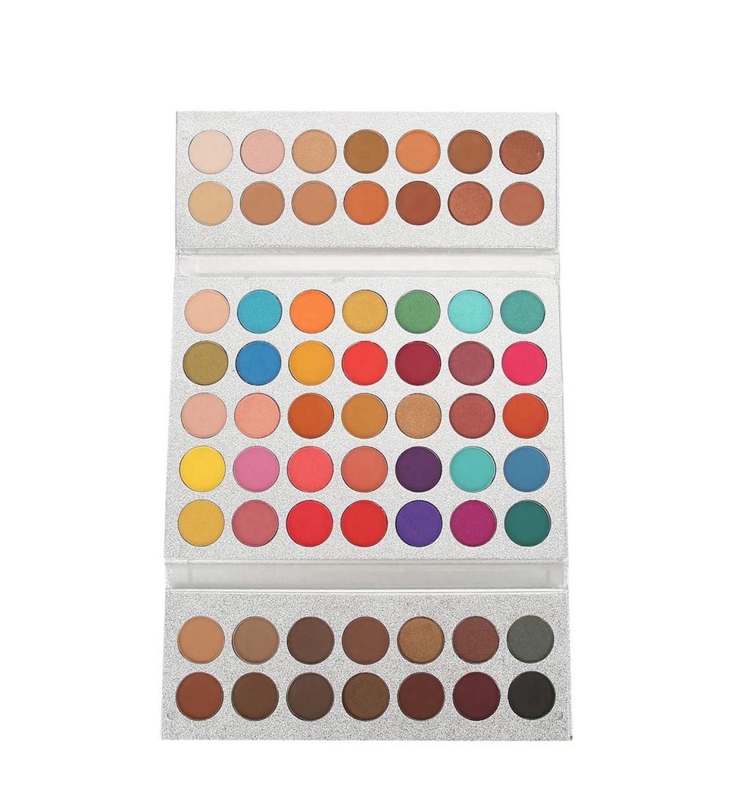 Beauty Glazed 63 Colors Pearlescent Matte Eyeshadow Palette | Premium Glitter Eye Makeup Tools for Flawless Looks | International Shipping Available - Buy Online on GoSupps.com
