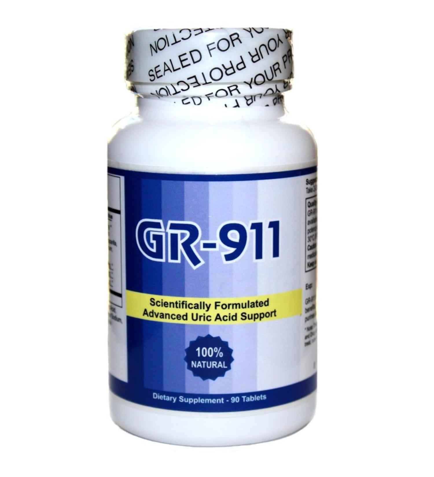 GR 911 Clinical Strength 90 Tab (Formerly called Gout Relief)