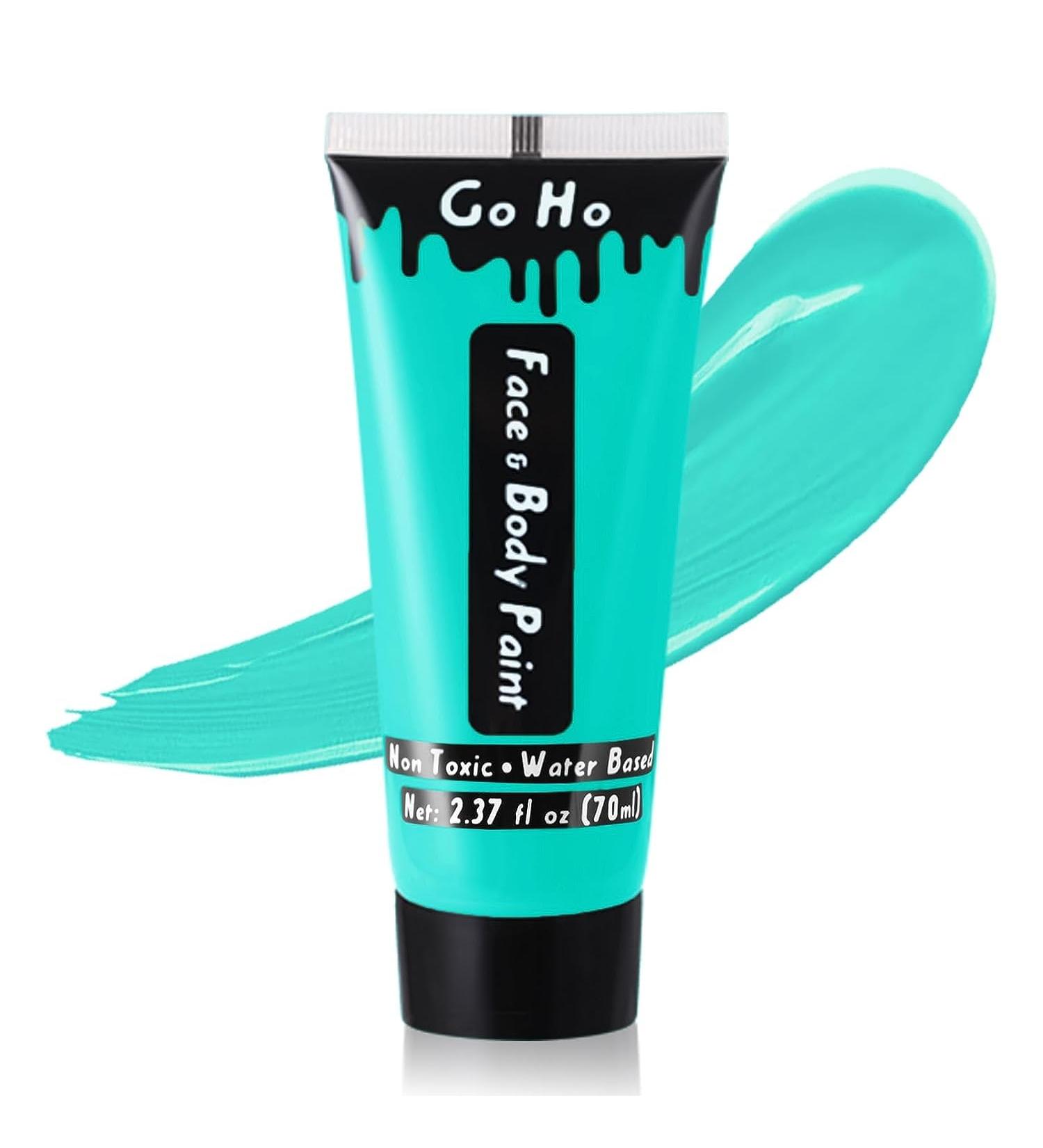 Teal Cream Face Body Paint 2.37oz - Water Based Makeup for Adults & Children - Perfect for Face Painting, Cosplay, Halloween & Festivals - Buy Online on GoSupps.com