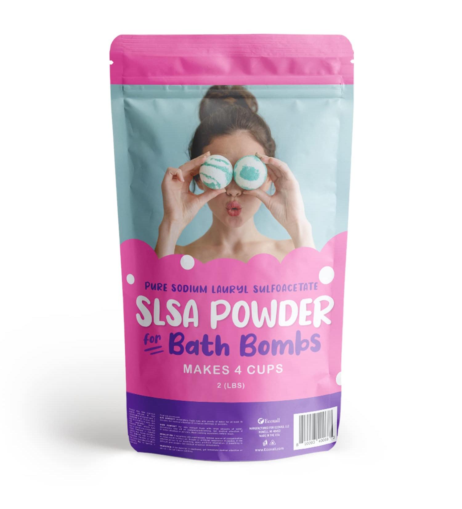 SLSA Powder 2 lbs - Pure Sodium Lauryl Sulfoacetate for Bath Bomb Making - Buy Online on GoSupps.com