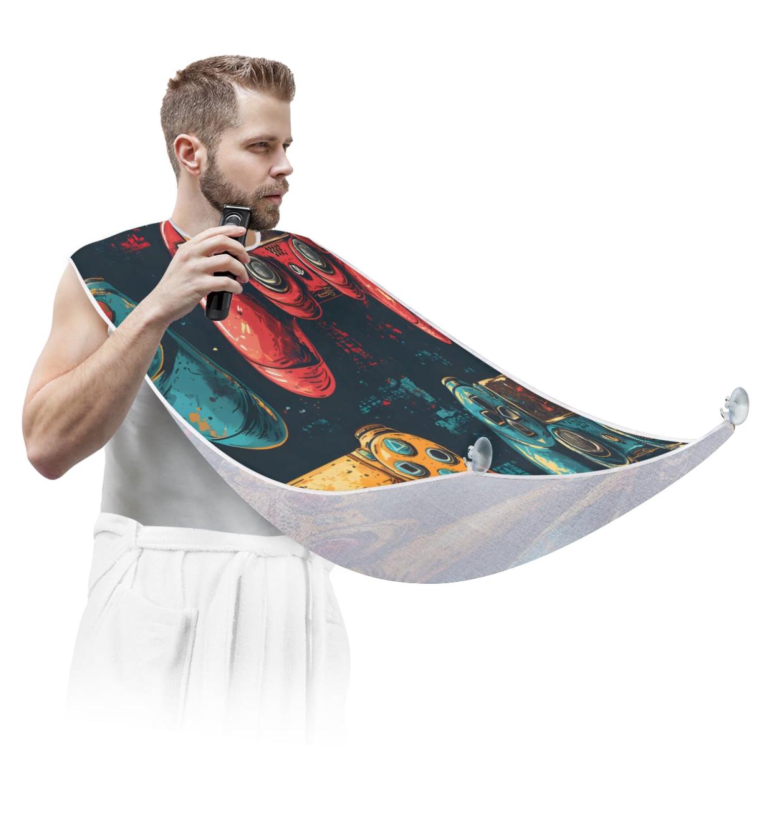 Beard Bib Apron - Ultimate Beard Hair Catcher for Men | Perfect Father's Day & Christmas Gifts - Buy Online on GoSupps.com