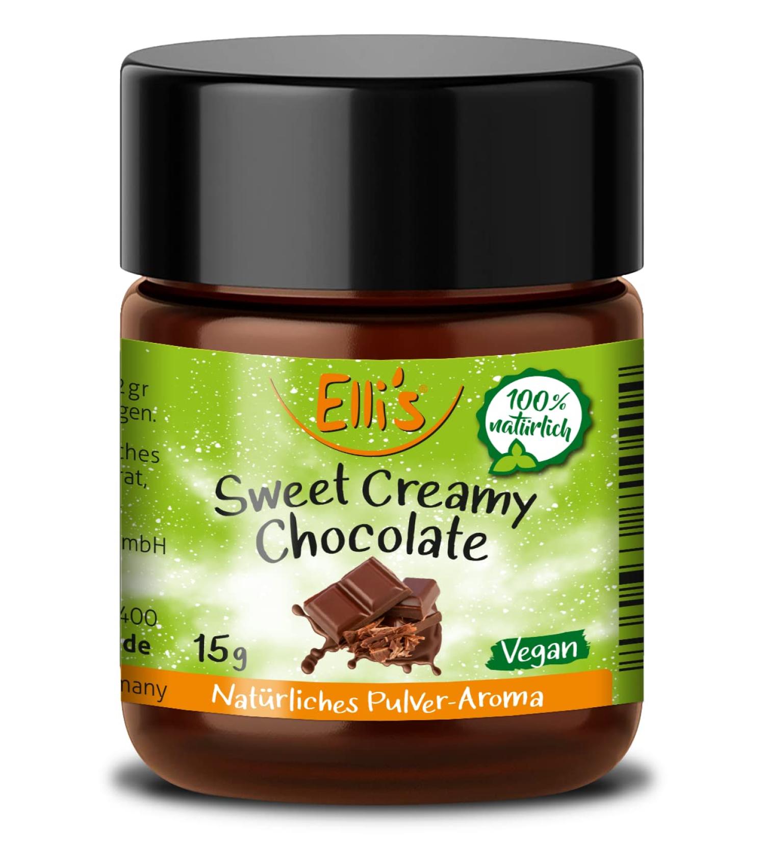 Ellis Sweet Creamy Chocolate Aroma Powder | 100% Vegan & Natural | Perfect for Baking & Cooking | 10g - Buy Online on GoSupps.com