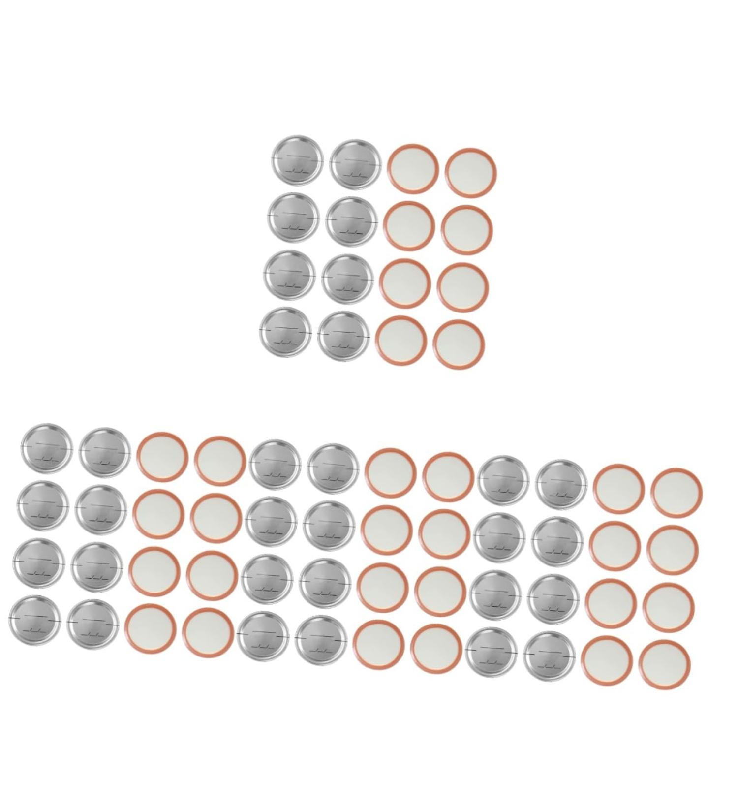 Mipcase 120 Pcs Mason Jar Lids Mason Jar Strainer Lid Tinplate Lids Glass Carafe Disc Lids Tinplate Canning Mason Jar Caps Cover Tinplate Disc for Jars Tinplate Date Disc Seal Can Lid Silverx4pcs 7X7X0.2CMx4pcs - Buy Online on GoSupps.com