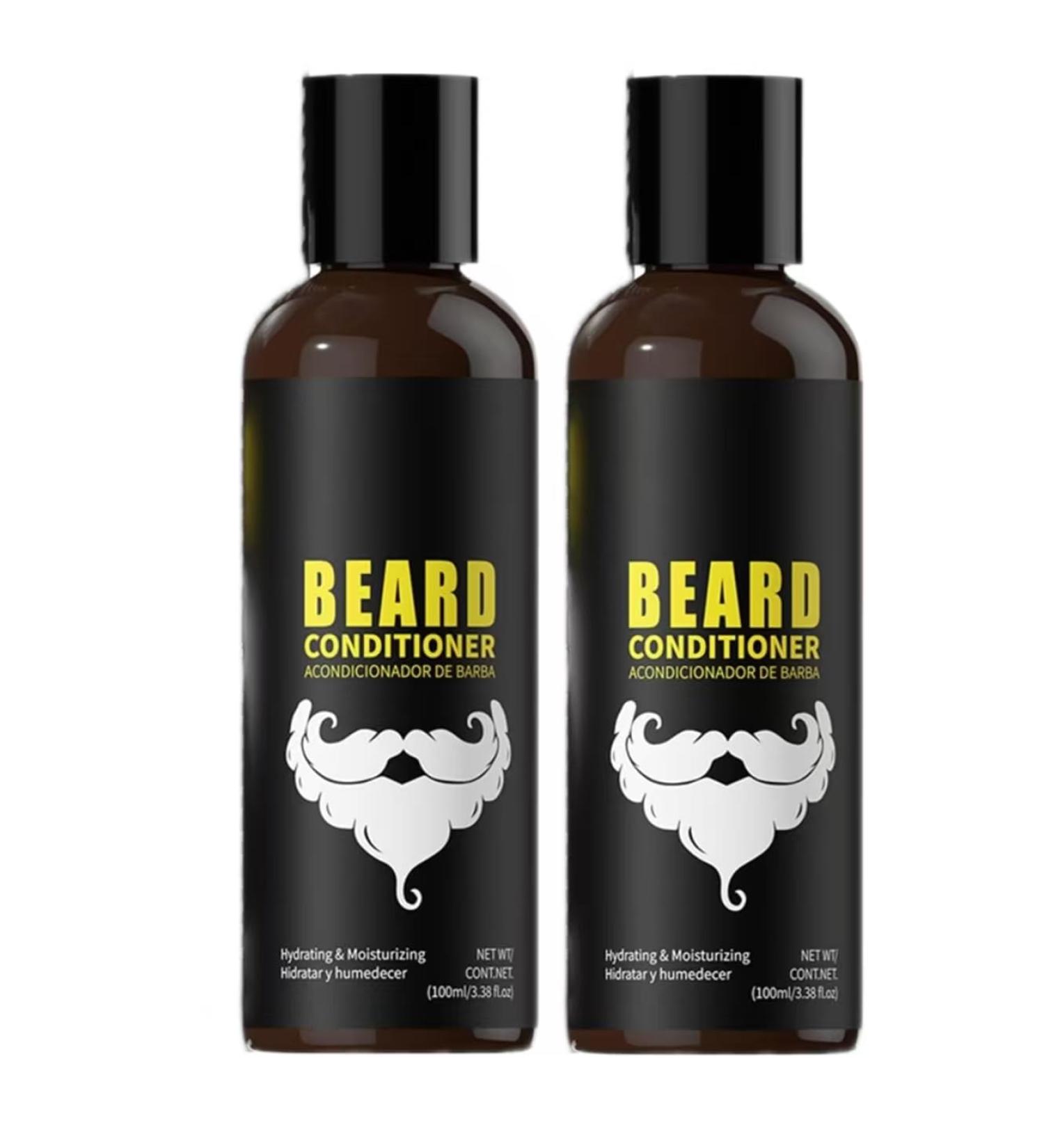 Soin revitalisant pour barbe homme huile hydratante soin des poils du visage adoucit les poils secs et emm l s am liore la brillance sensation de fra cheur et texture non collante 2pcs - Buy Online on GoSupps.com