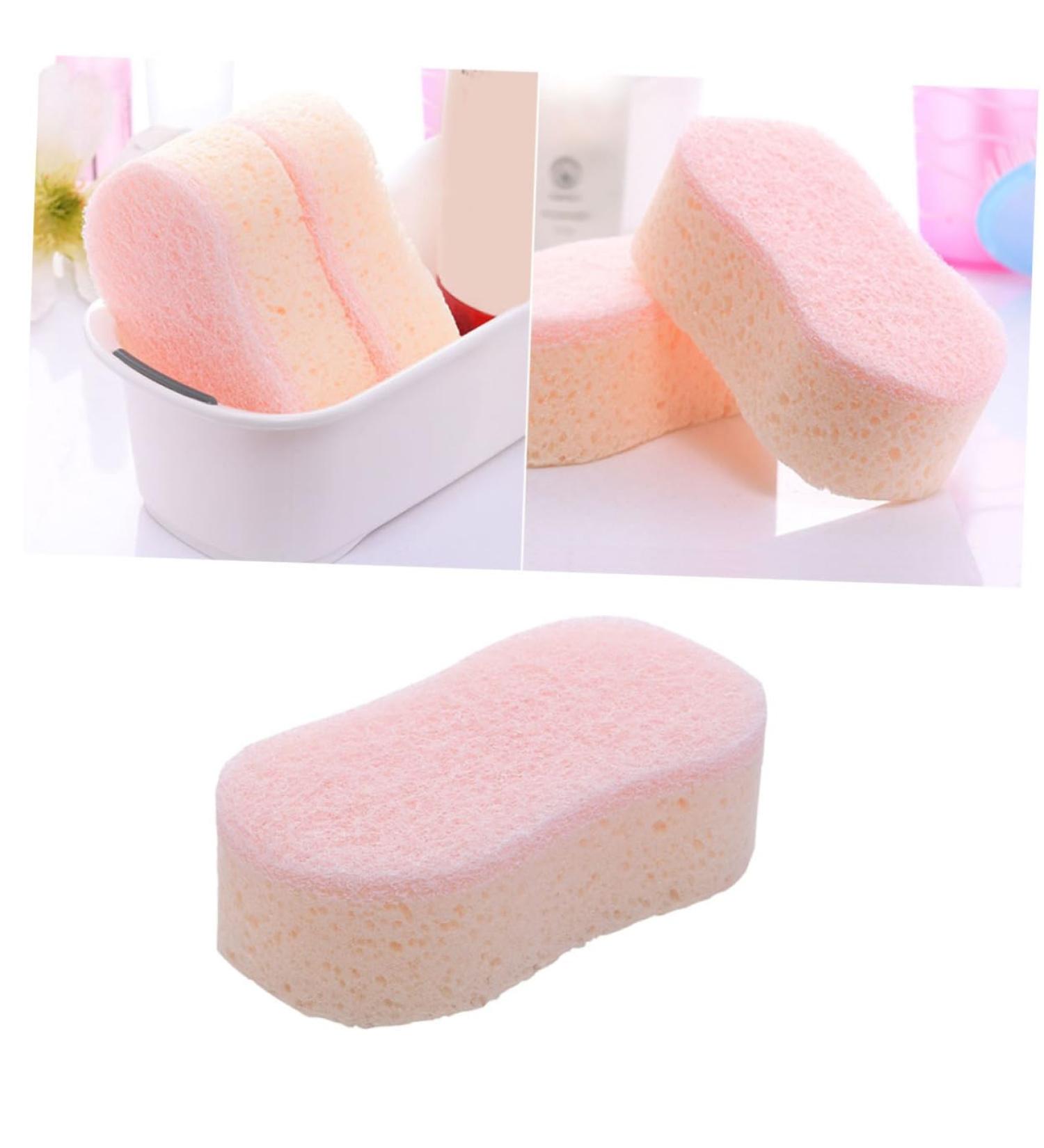 Angoily Kids Bath Sponge Bath Sponge for Kids Exfoliant Sponge Tub Scrubber Massaging Sponge Delicate Skin Sponge Sponges Body Cleaning Sponge Shower Sponge Household Miss Pink - Buy Online on GoSupps.com