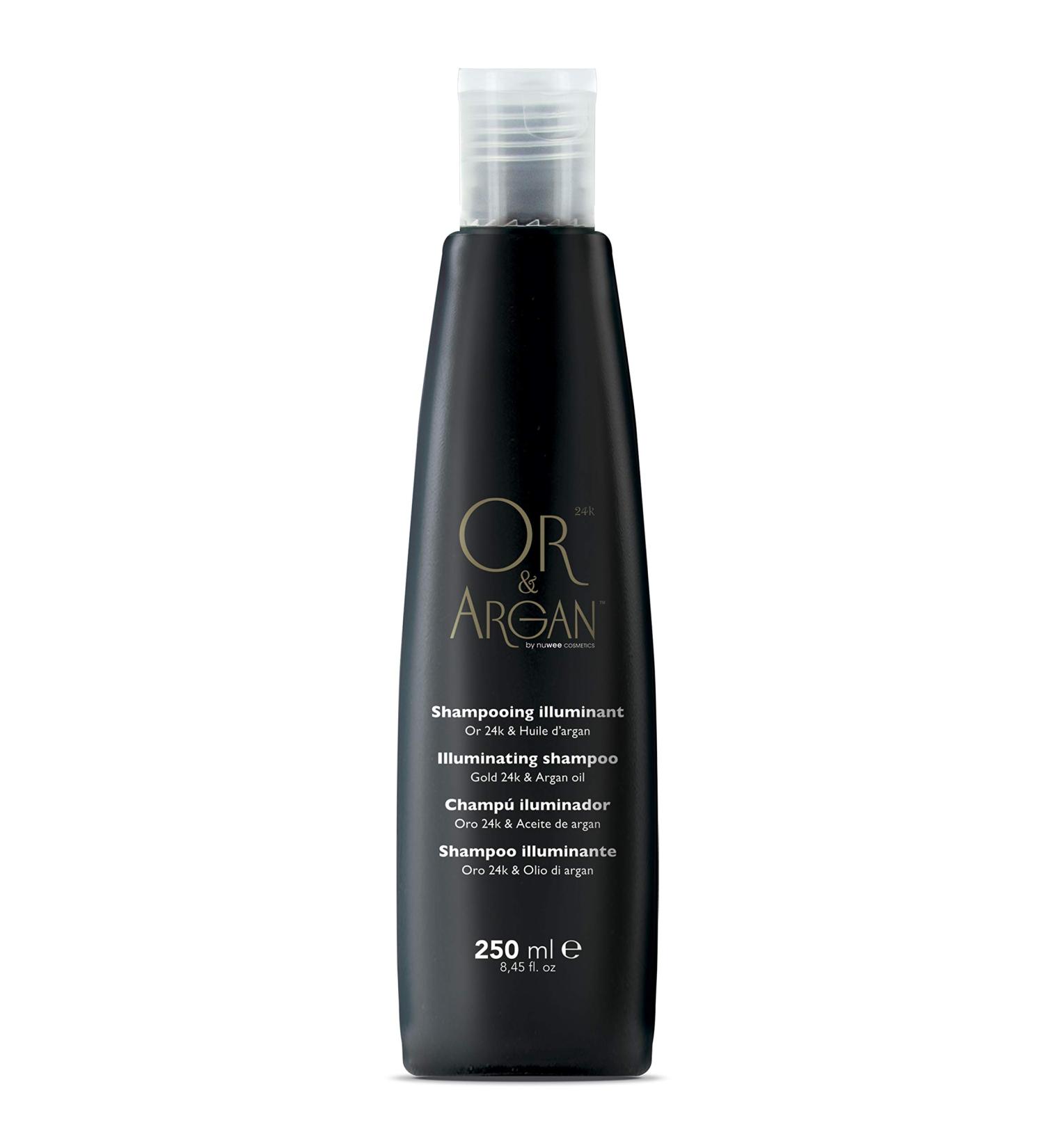 OR & ARGAN Shampooing Illuminant - 250 mL | NUWEE Cosmetics - Nourishing & Brightening Hair Care for All Hair Types - International Shipping Available - Buy Online on GoSupps.com