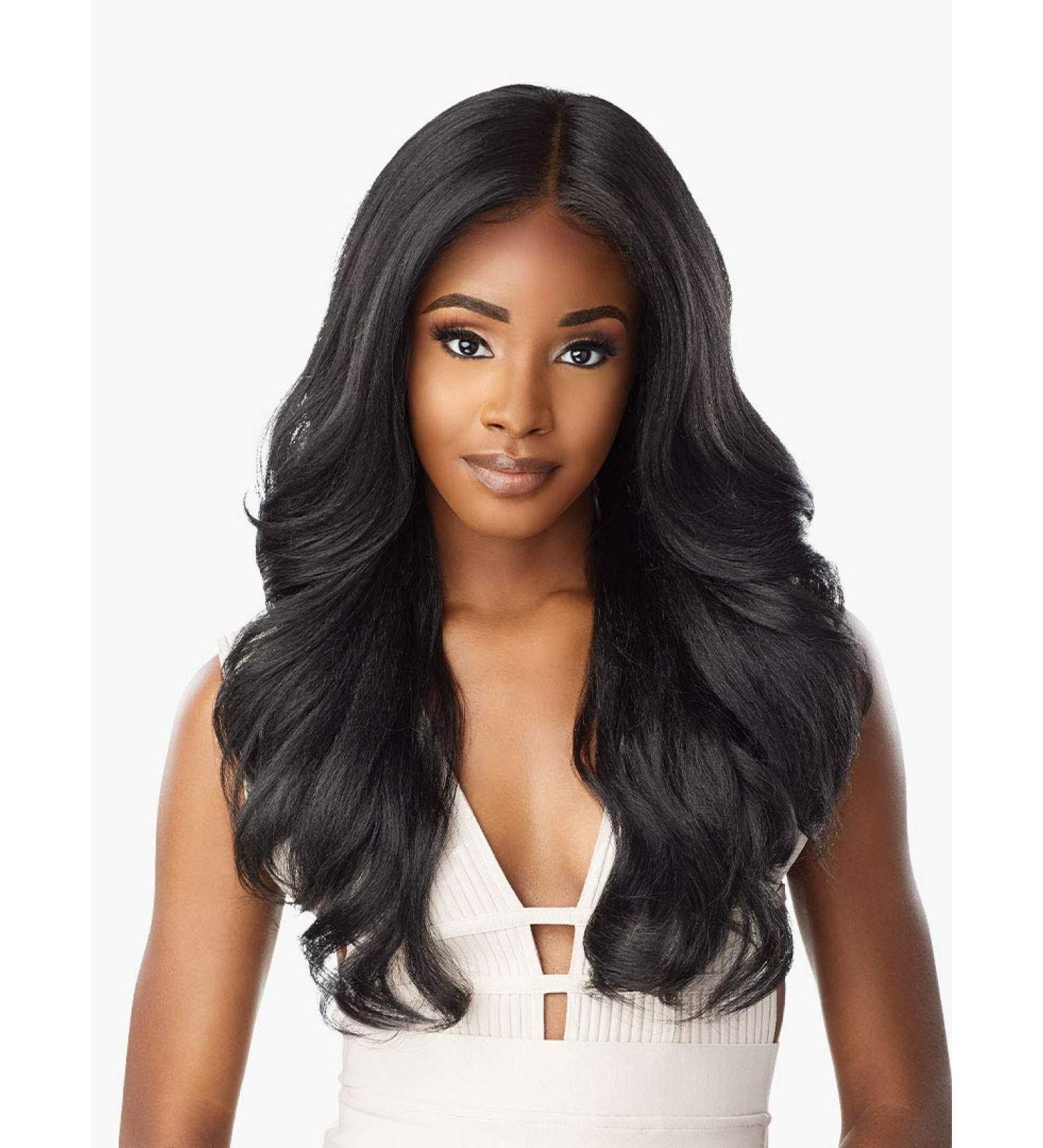 Sensationnel WHAT LACE 13x6 Wig - Cloud 9 Synthetic Hair Hand Tied Natural Preplucked Hairline Illusion Lace Frontal Lacewig | What Lace ADANNA (1B) - Buy Online on GoSupps.com