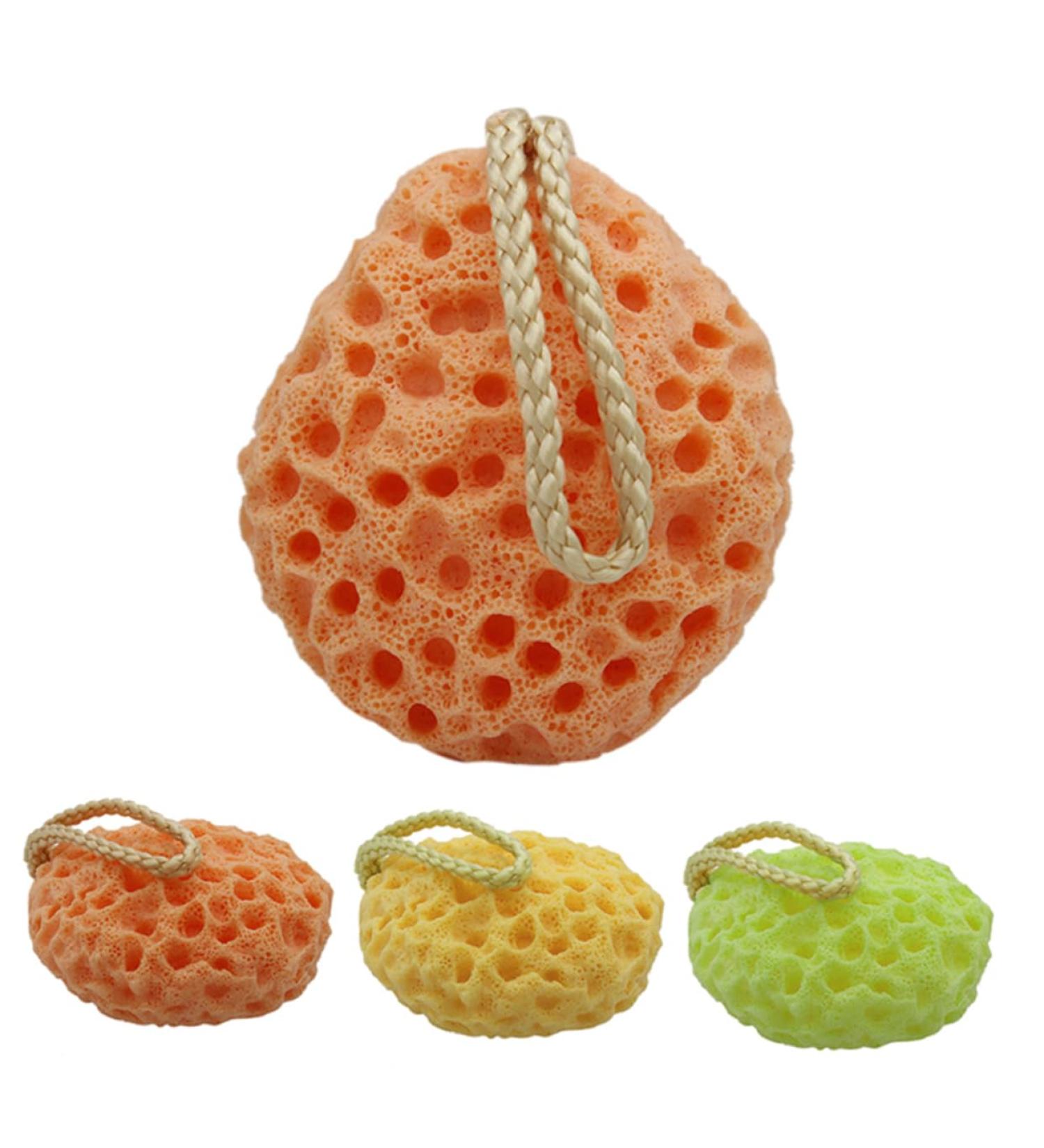 FRCOLOR Cleaning Scrubber Laundry Hamper Bath Soaps For Women Gentle Body Wash Sponge Exfoliating Bath Sponge Remover Dead Skin Bath Cotton Shower Gel Scrubber Clean Exfoliating Brush - Buy Online on GoSupps.com