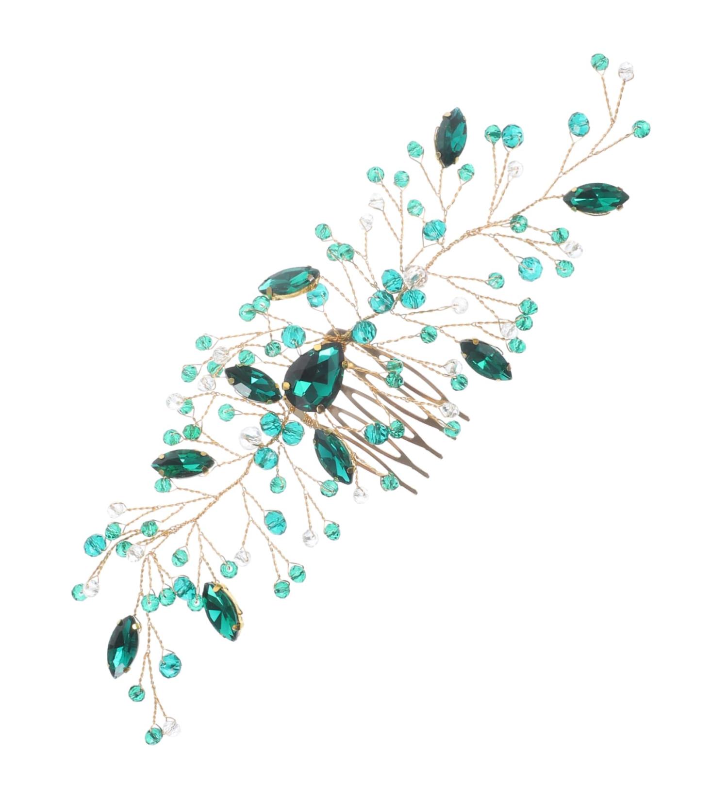 DOITOOL Hair Accessory for Women Rhinestone Hair Accessories Decorative Hair Combs Formal Hair Accessories for Women Bridal Hair Accessories Tiara Modeling Metal Bride Hairpin - Buy Online on GoSupps.com