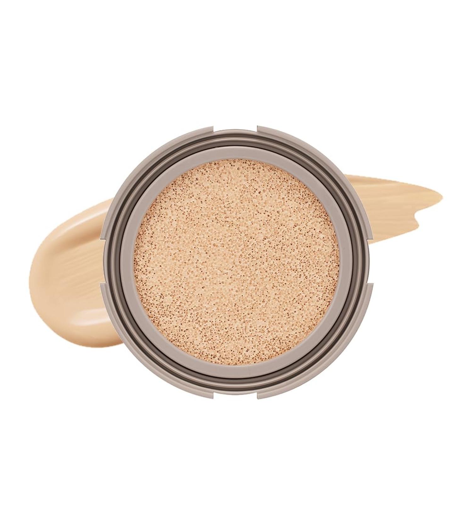 Buy MOONSHOT KOREA Conscious Fit Cushion Foundation - Flawless Coverage Long-Lasting Lightweight K-Beauty (21N Cosmic Vanilla Refill - Buy Online on GoSupps.com