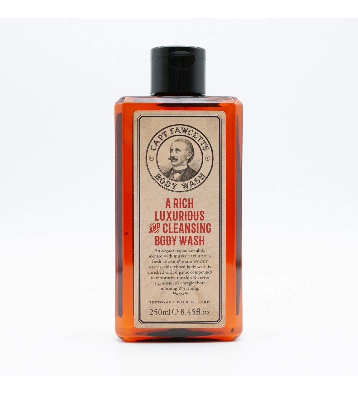 Captain Fawcett Expedition Reserve Body Wash (250ml) - Buy Online on GoSupps.com
