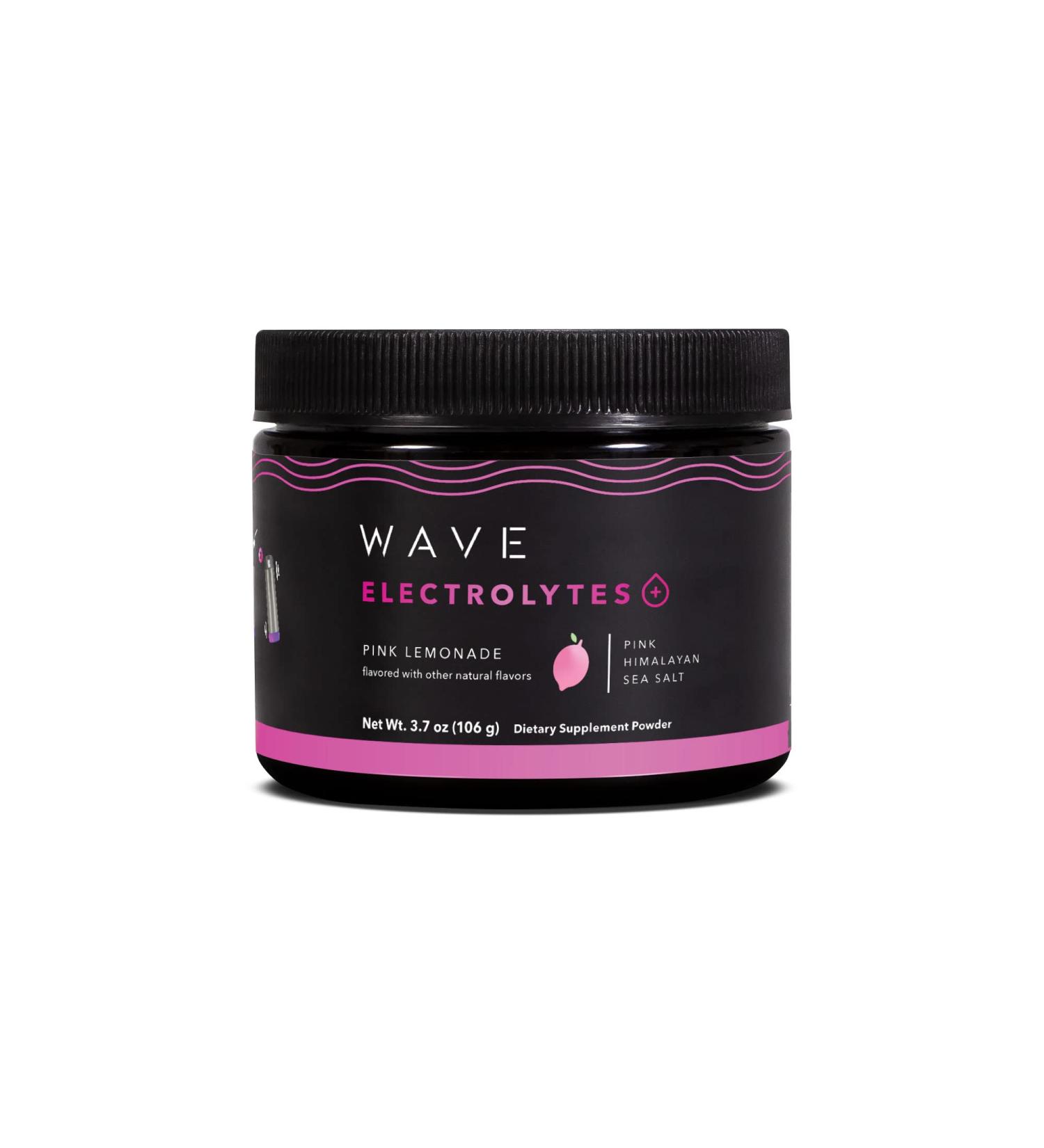 Wave Electrolyte Powder 32 Servings - Calorie & Sugar Free Pink Lemonade - Buy Online on GoSupps.com