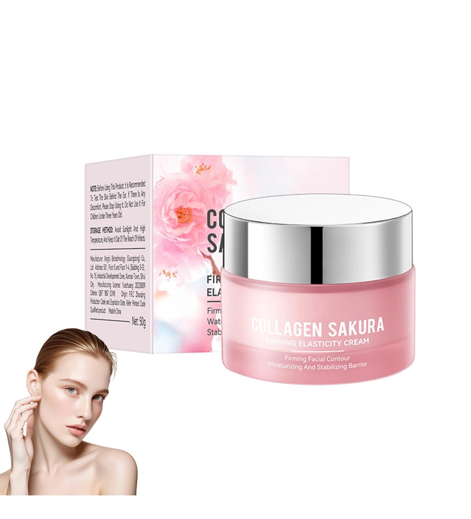 Cr me au collag ne 50 g de cerise Blossoms Wrinkle Repair - Cr me hydratante - Baume raffermissant pour la peau - Renforce la barri re cutan e et hydrate les pores - Buy Online on GoSupps.com